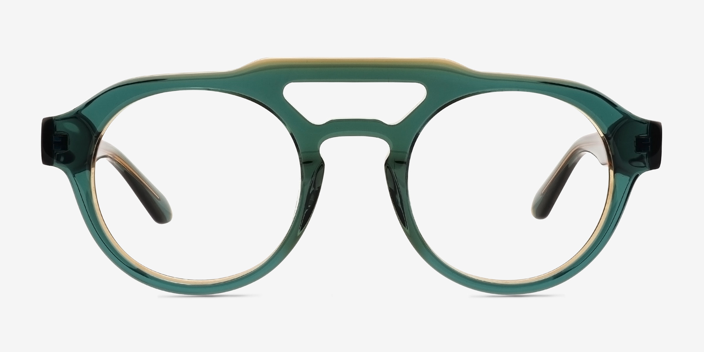 Reverie Vert Éco-responsableMontures de lunettes de vue d'EyeBuyDirect, Vue de Face