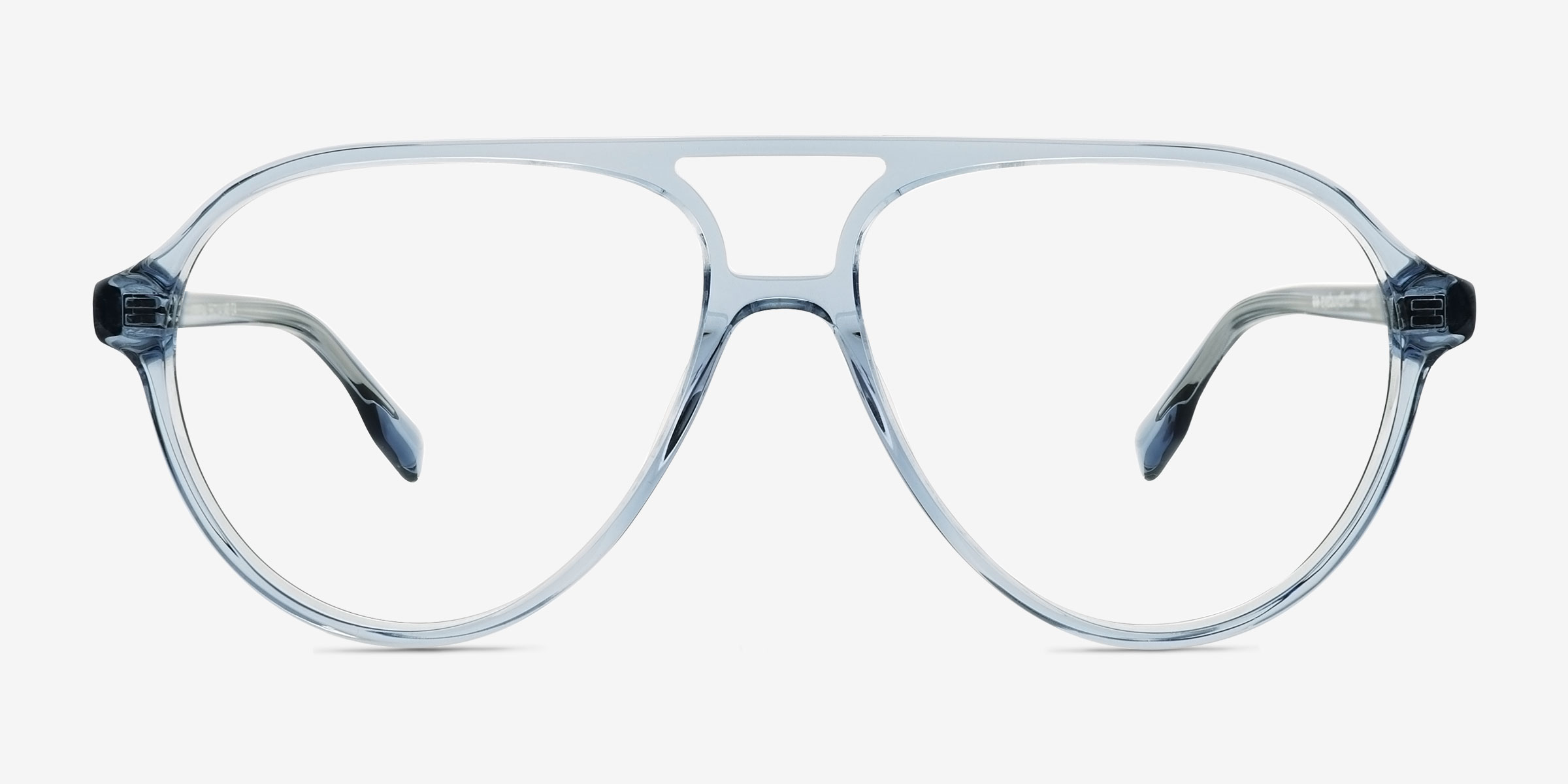 Verbena Bleu Éco-responsableMontures de lunettes de vue d'EyeBuyDirect, Vue de Face