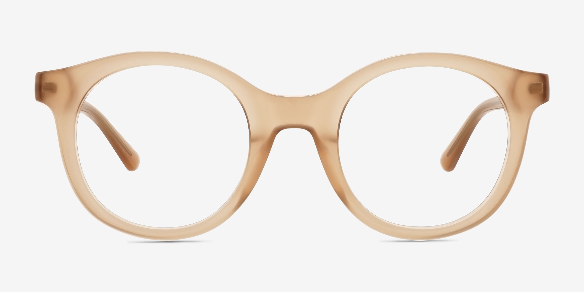 Hawkins Champagne Éco-responsableMontures de lunettes de vue d'EyeBuyDirect, Vue de Face
