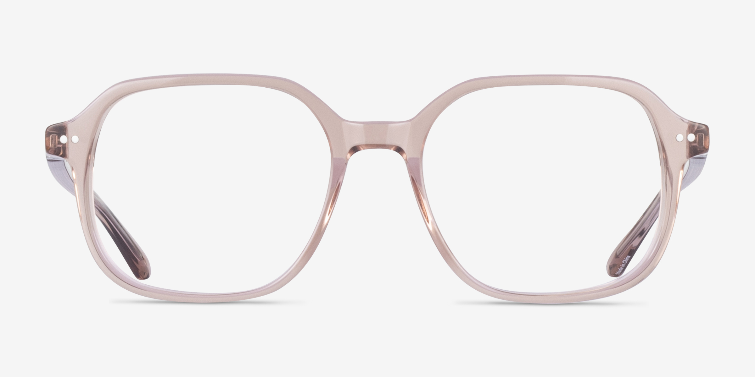 Restore Rose AcétateMontures de lunettes de vue d'EyeBuyDirect, Vue de Face