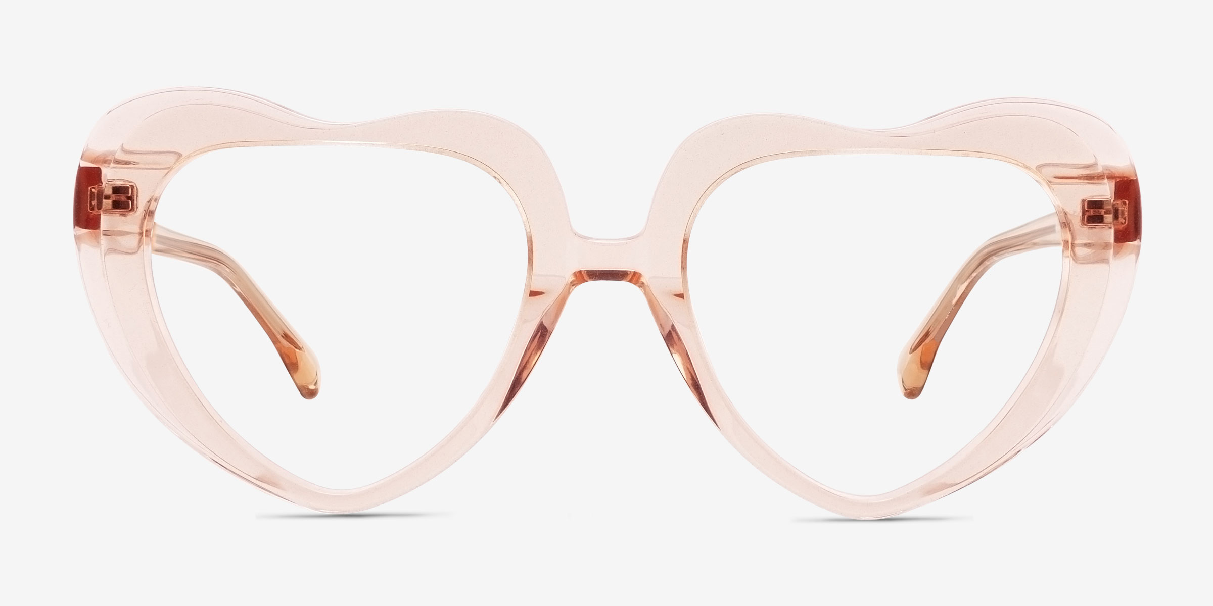 Endless Love Rose AcétateMontures de lunettes de vue d'EyeBuyDirect, Vue de Face