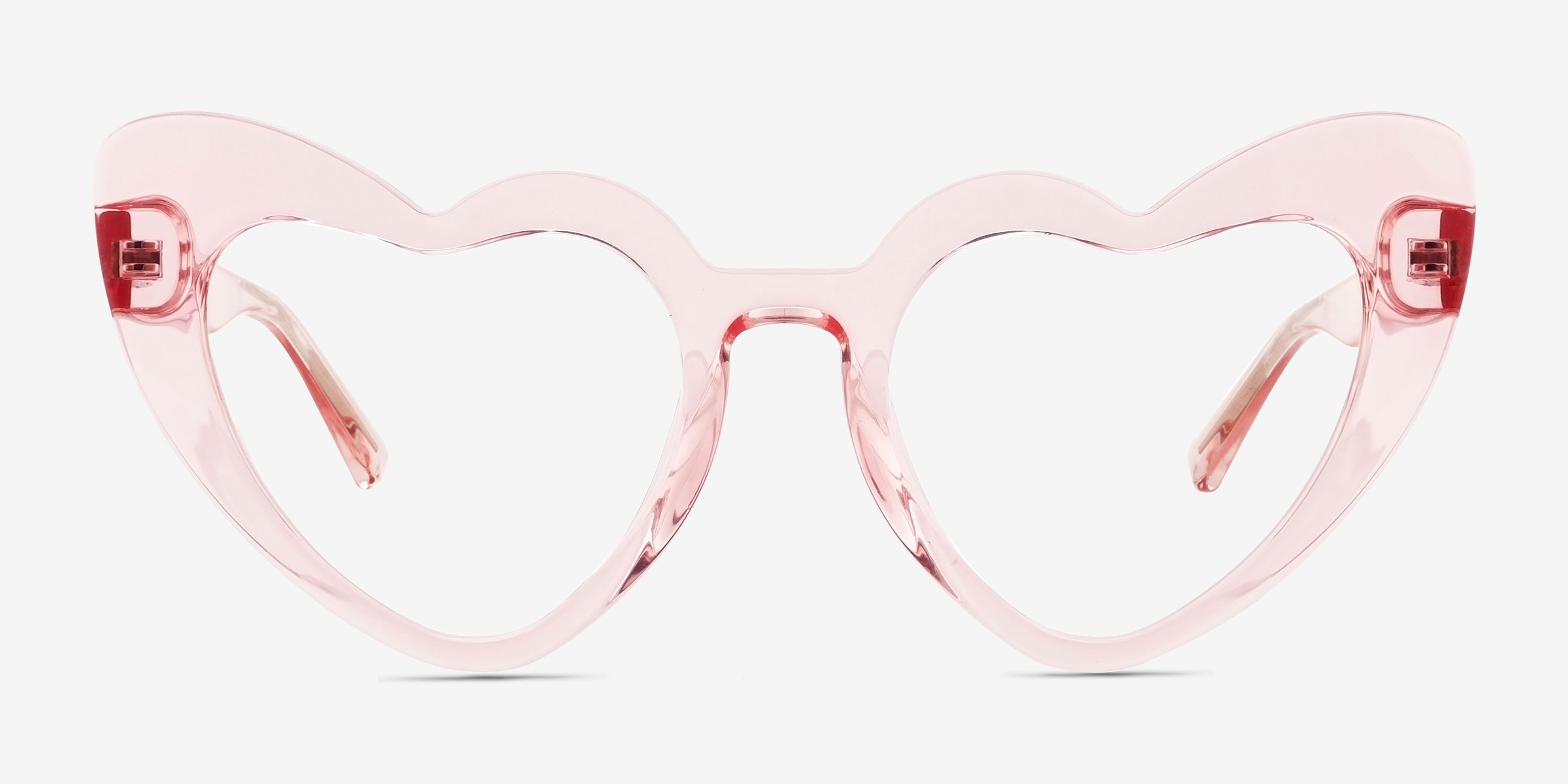 Heartfelt Rose PlastiqueMontures de lunettes de vue d'EyeBuyDirect, Vue de Face