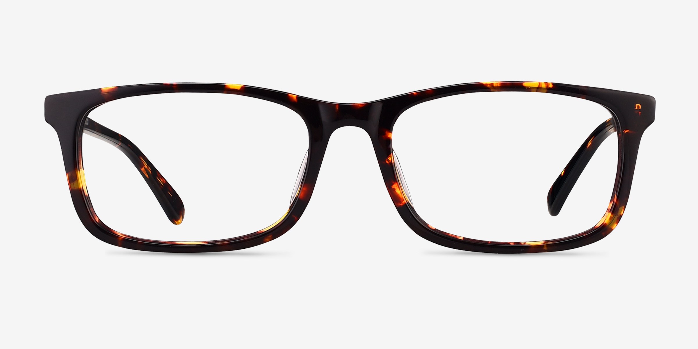 Pat Brown & Tortoise PlastiqueMontures de lunettes de vue d'EyeBuyDirect, Vue de Face