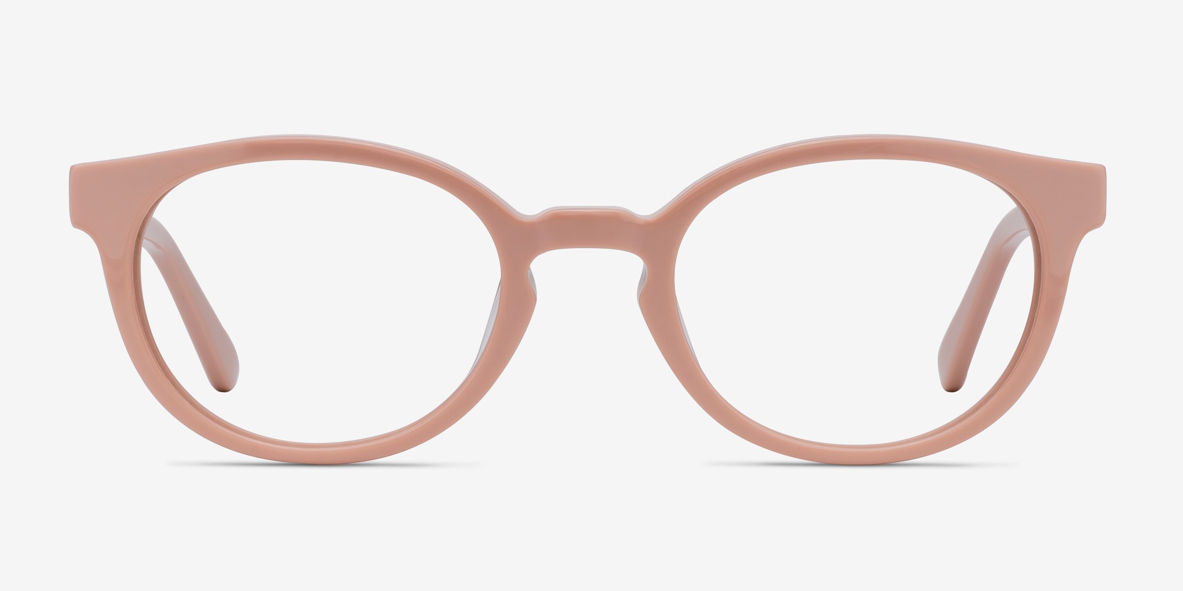 Rose Rose PlastiqueMontures de lunettes de vue d'EyeBuyDirect, Vue de Face