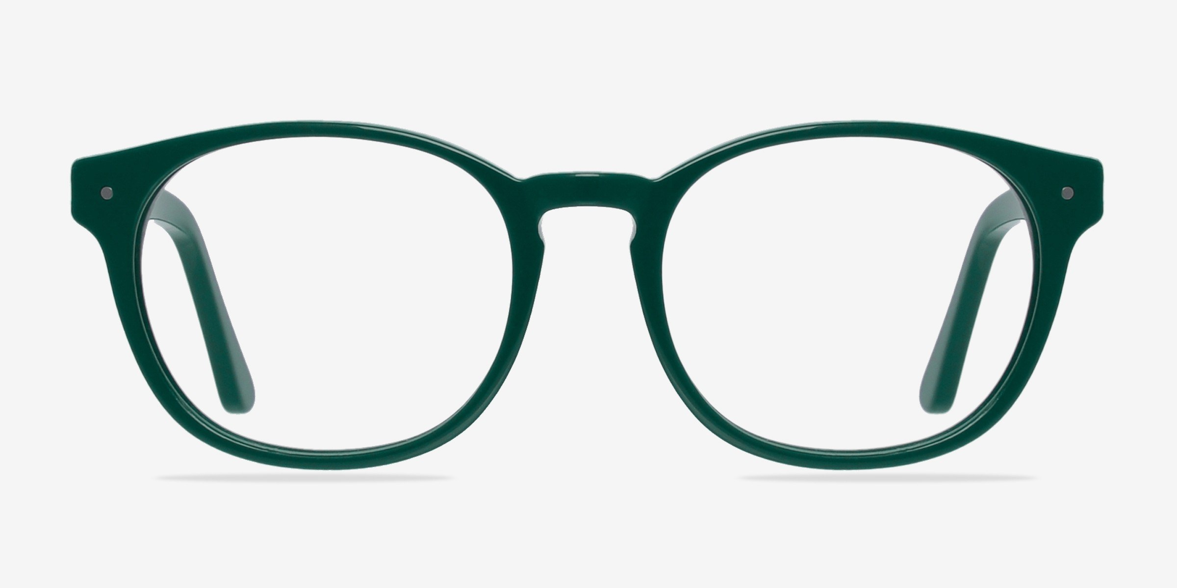 Midnight Vert PlastiqueMontures de lunettes de vue d'EyeBuyDirect, Vue de Face