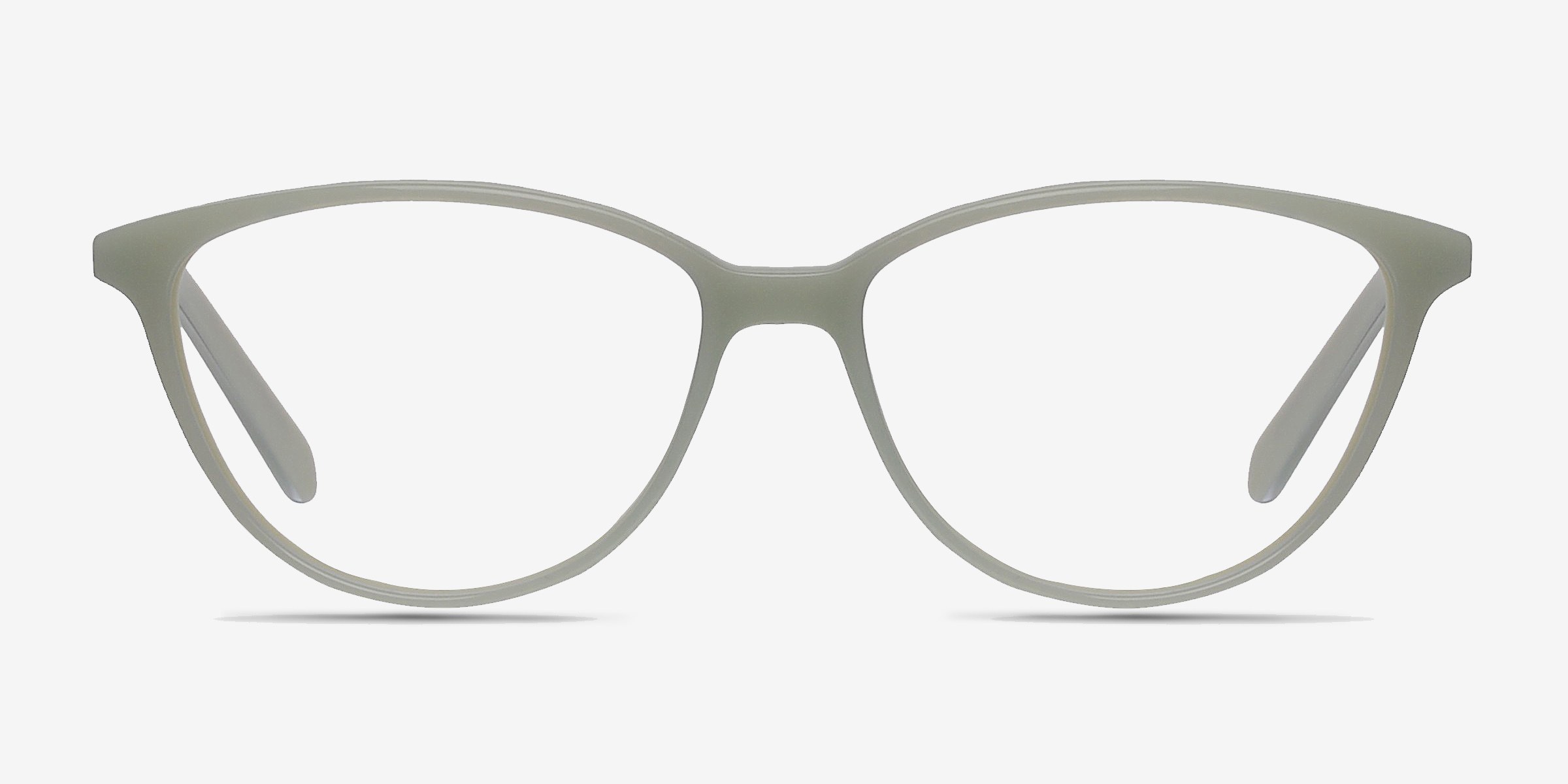 Coco Vert PlastiqueMontures de lunettes de vue d'EyeBuyDirect, Vue de Face