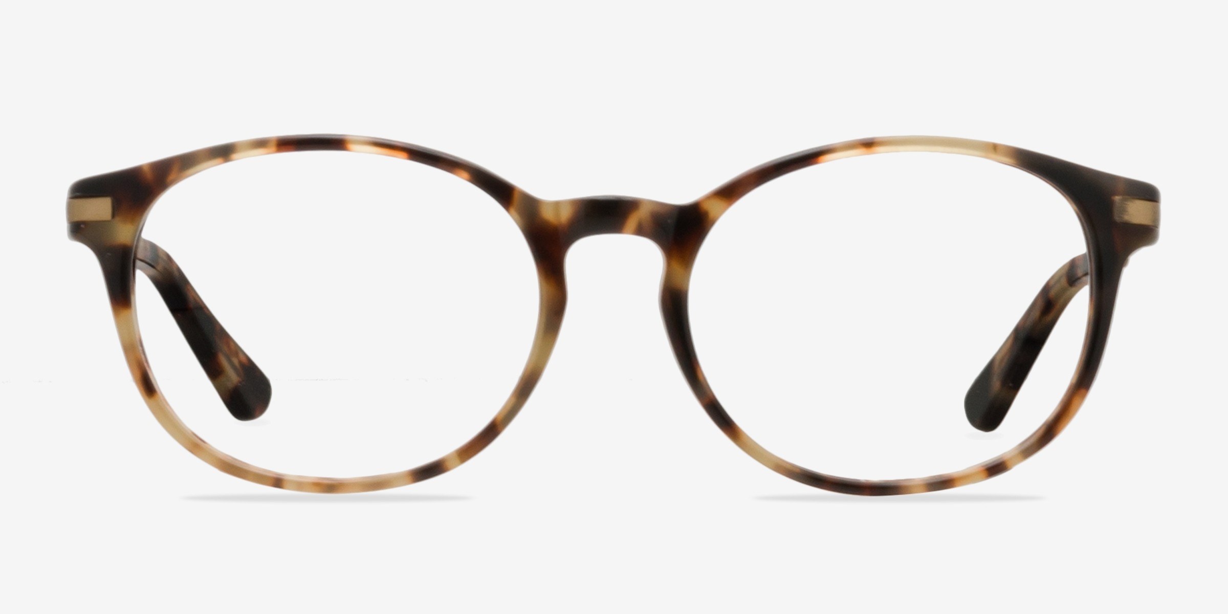 New Bedford Bronze & Tortoise PlastiqueMontures de lunettes de vue d'EyeBuyDirect, Vue de Face
