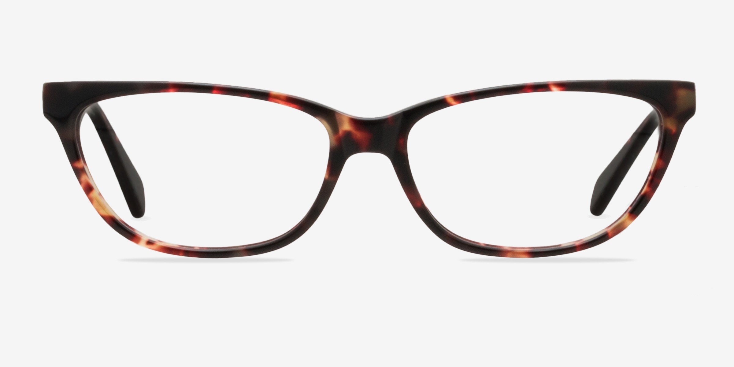 Maya Écailles AcétateMontures de lunettes de vue d'EyeBuyDirect, Vue de Face