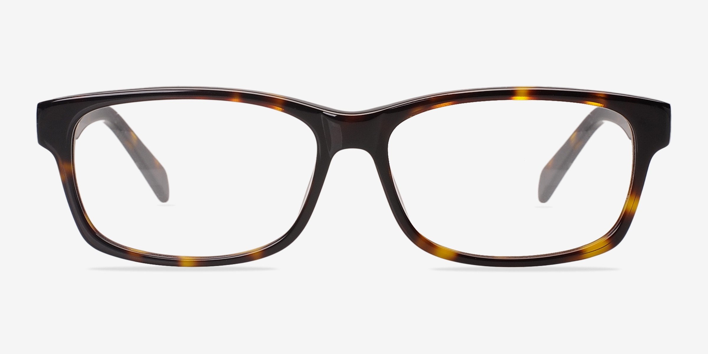 Kyle Brown & Tortoise PlastiqueMontures de lunettes de vue d'EyeBuyDirect, Vue de Face