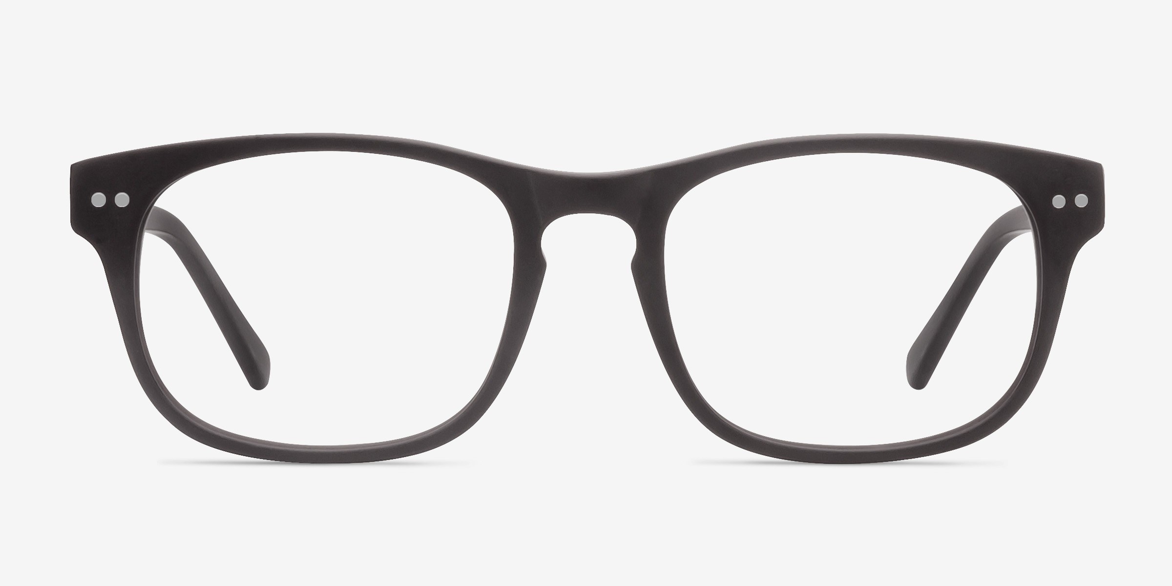 Carla Café AcétateMontures de lunettes de vue d'EyeBuyDirect, Vue de Face