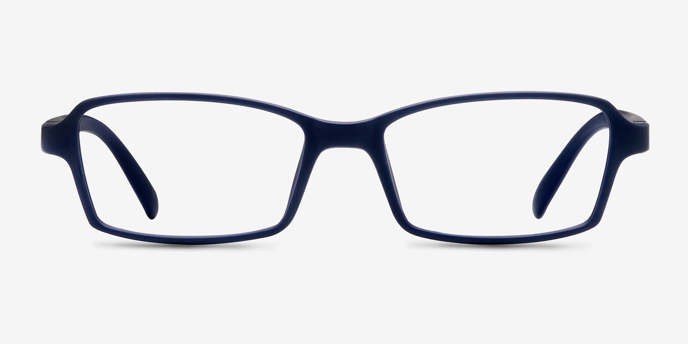 Ricki Matte Navy PlastiqueMontures de lunettes de vue d'EyeBuyDirect, Vue de Face