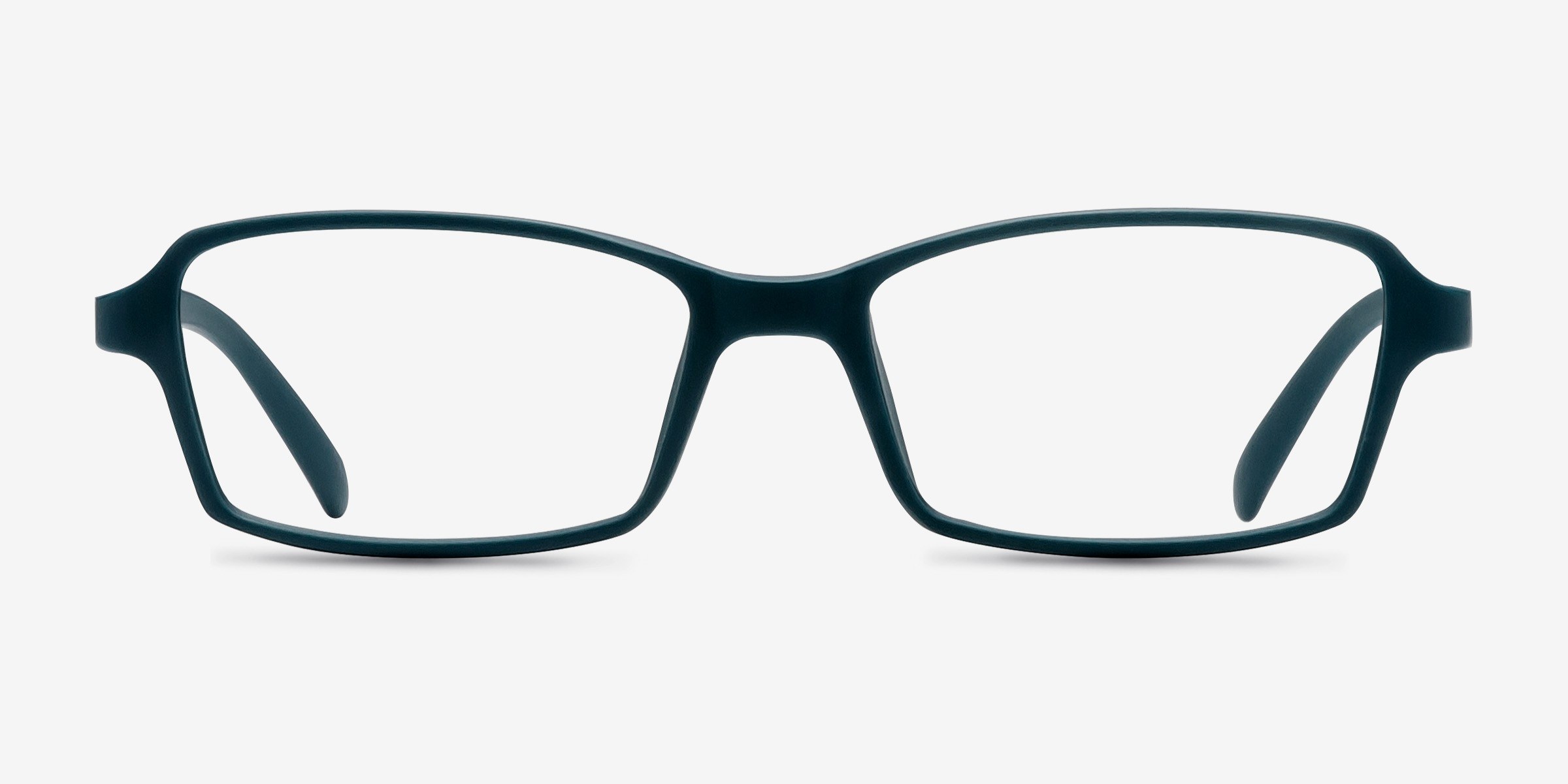 Ricki Vert Mat PlastiqueMontures de lunettes de vue d'EyeBuyDirect, Vue de Face