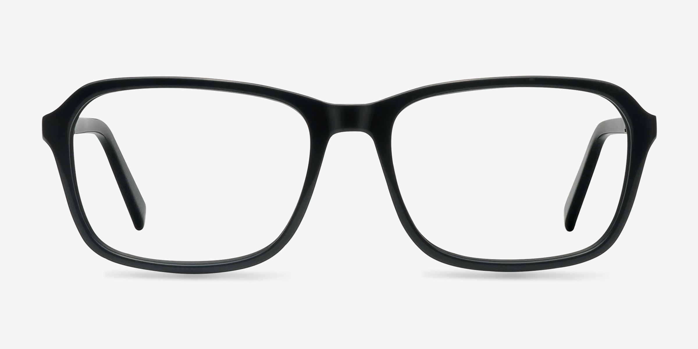 Fleche Noir AcétateMontures de lunettes de vue d'EyeBuyDirect, Vue de Face