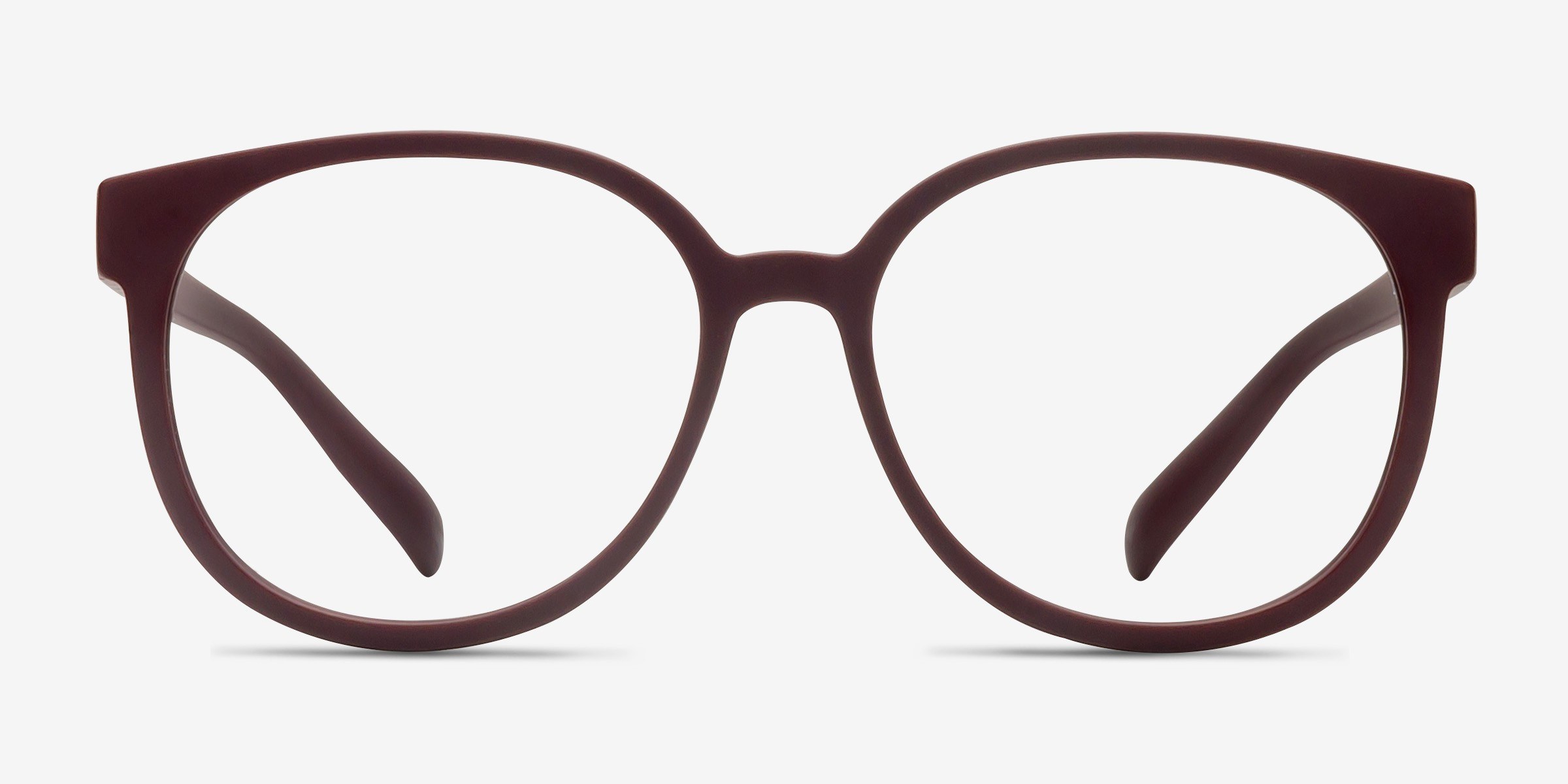 Kilt Dark Red PlastiqueMontures de lunettes de vue d'EyeBuyDirect, Vue de Face