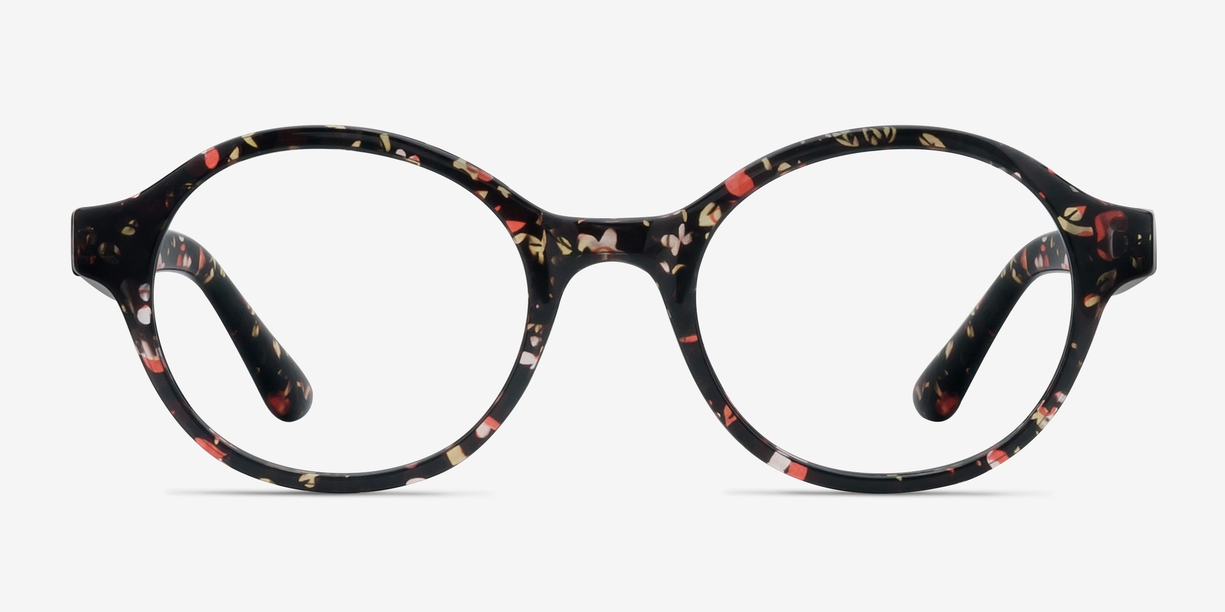 Little Plato Fleuries PlastiqueMontures de lunettes de vue d'EyeBuyDirect, Vue de Face