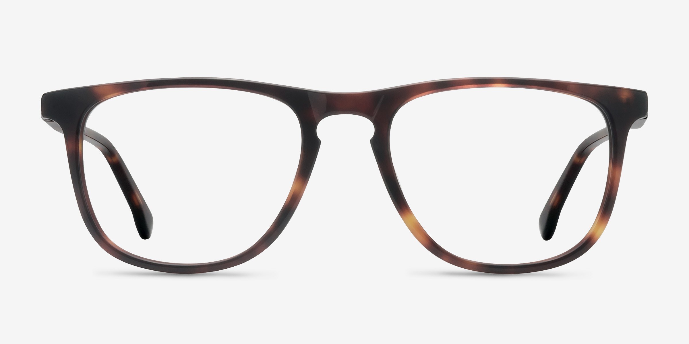 Planes Écailles AcétateMontures de lunettes de vue d'EyeBuyDirect, Vue de Face