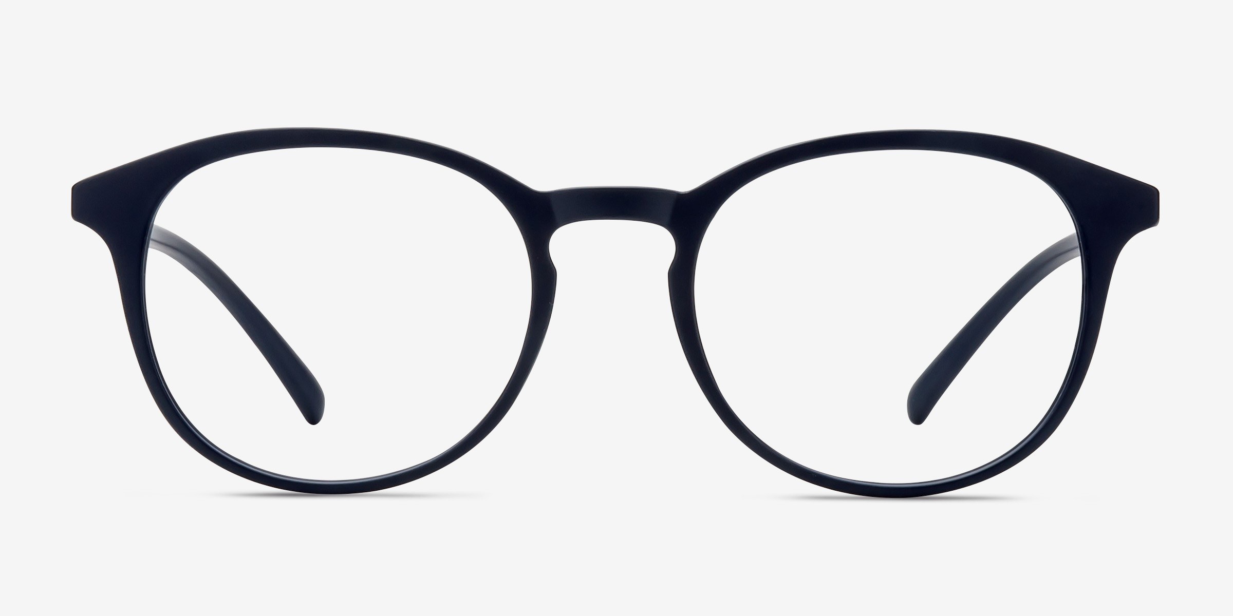 Brace Matte Navy PlastiqueMontures de lunettes de vue d'EyeBuyDirect, Vue de Face