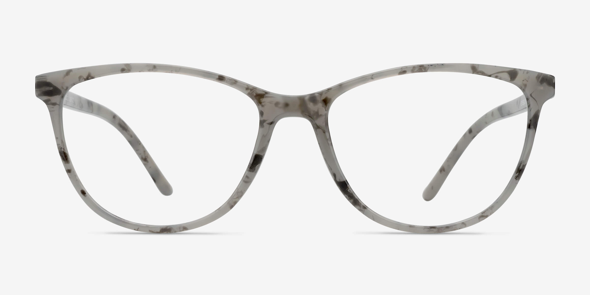 Release Speckled Gray PlastiqueMontures de lunettes de vue d'EyeBuyDirect, Vue de Face