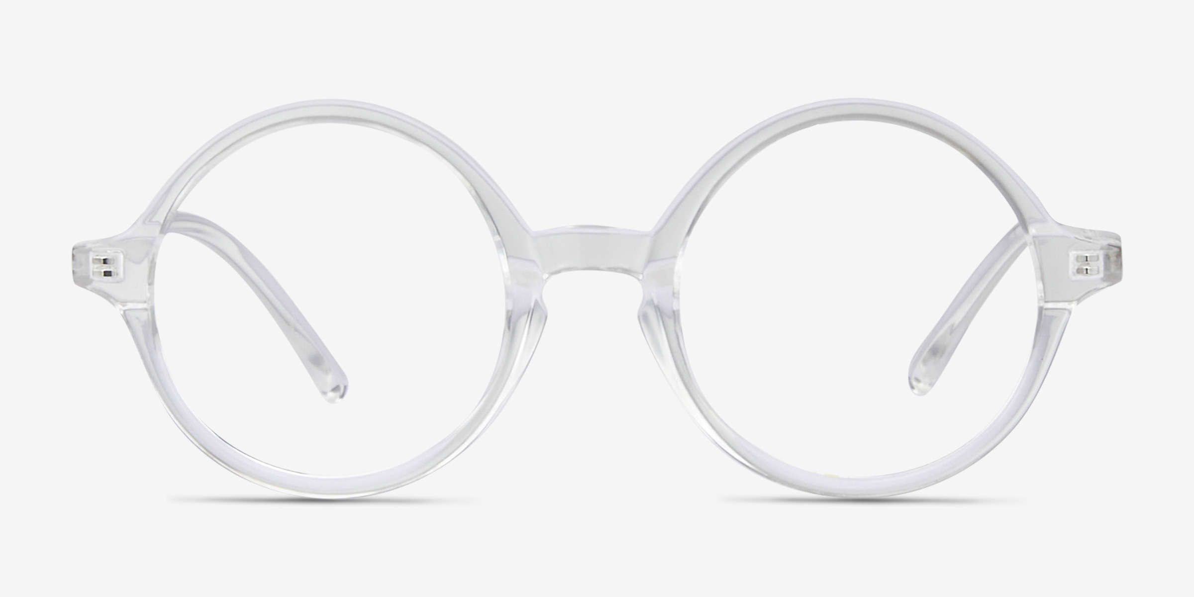Years Transparent PlastiqueMontures de lunettes de vue d'EyeBuyDirect, Vue de Face