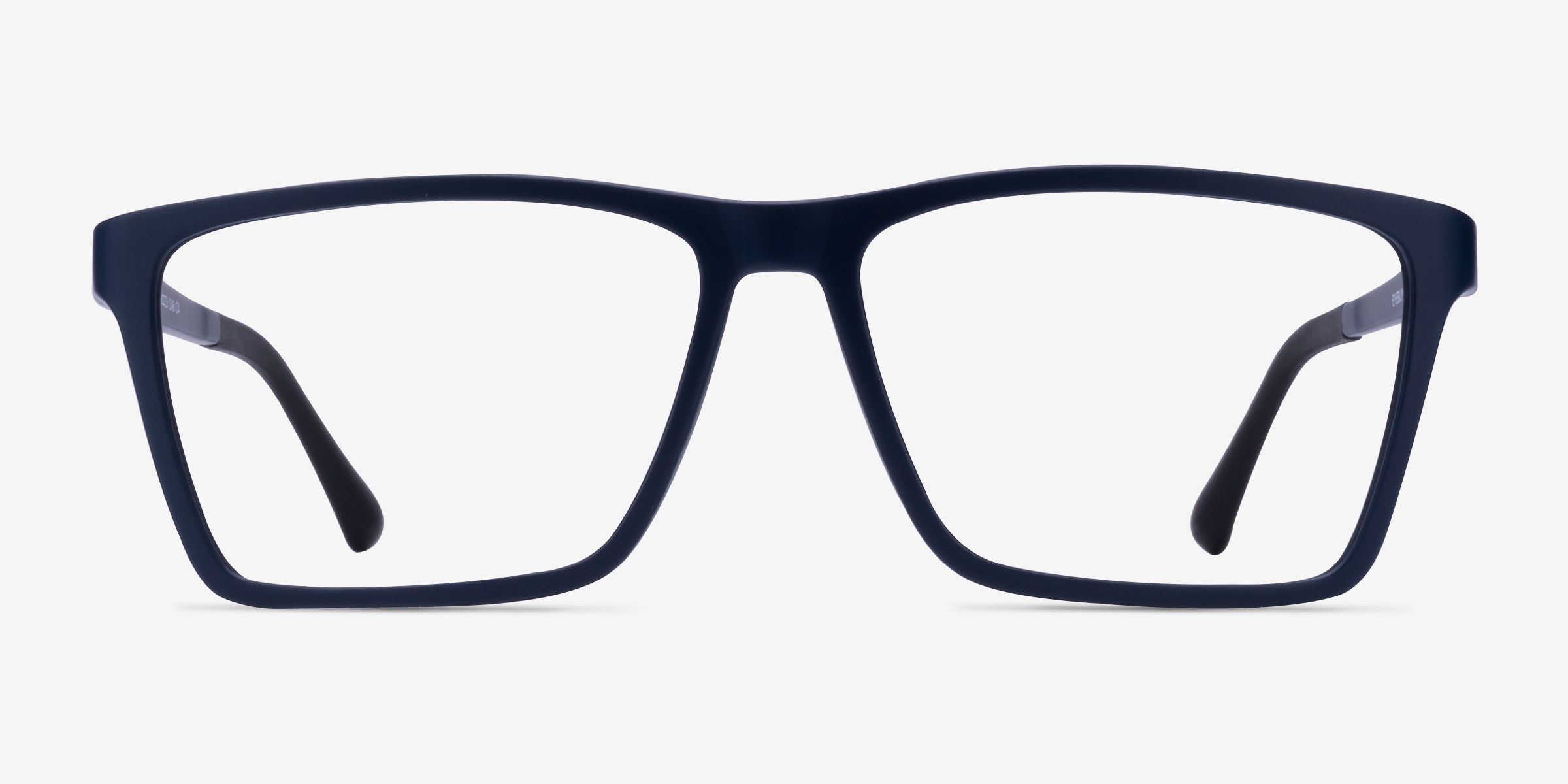 Equation Matte Navy PlastiqueMontures de lunettes de vue d'EyeBuyDirect, Vue de Face