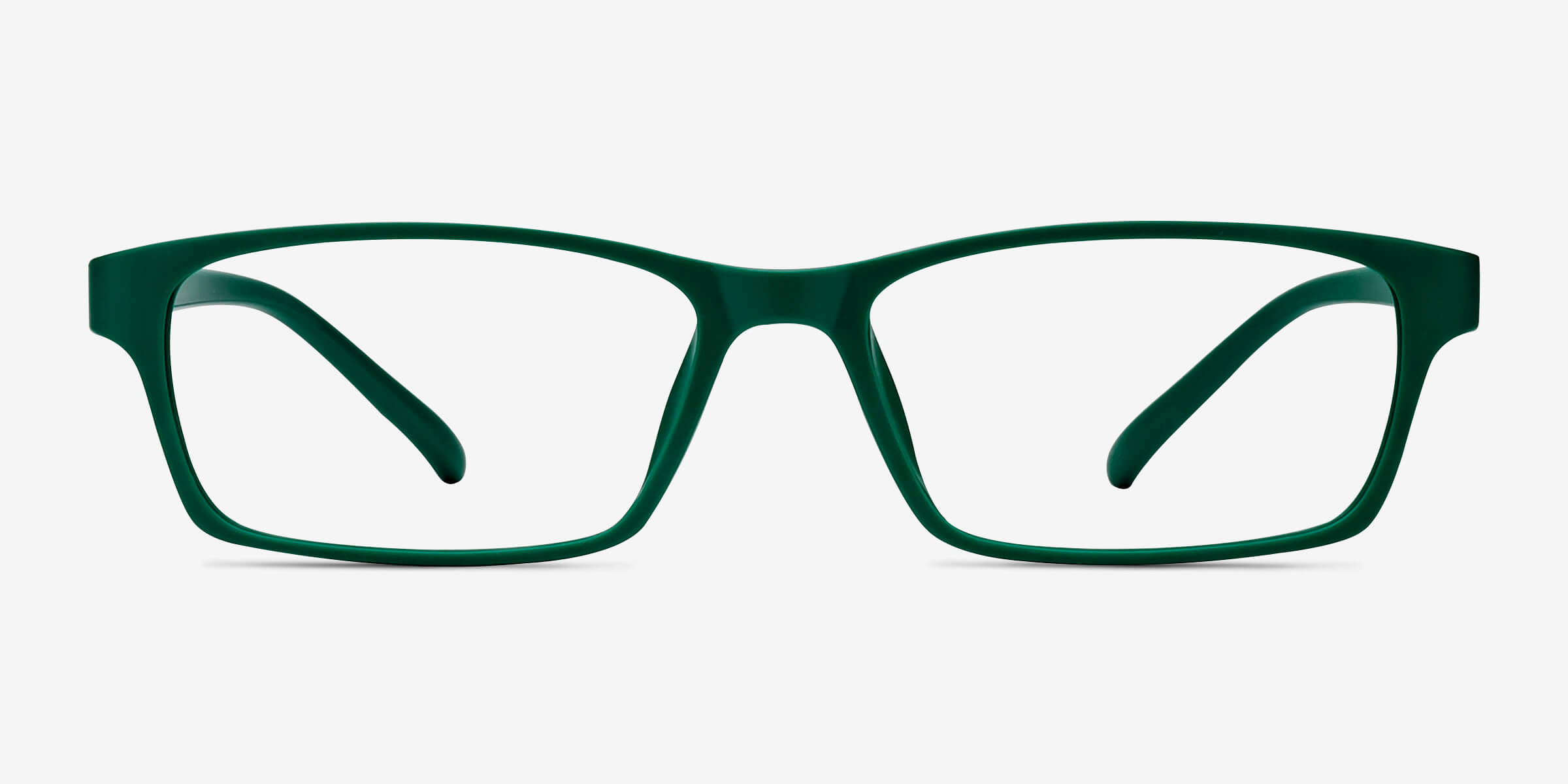 Madras Vert PlastiqueMontures de lunettes de vue d'EyeBuyDirect, Vue de Face