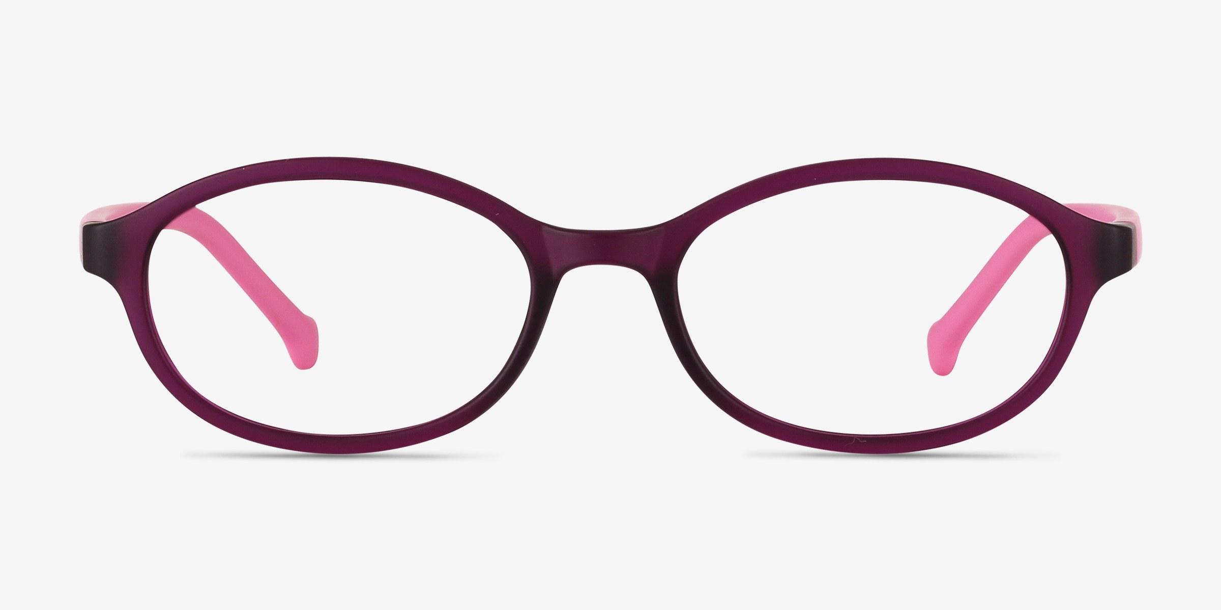 Skipper Violet PlastiqueMontures de lunettes de vue d'EyeBuyDirect, Vue de Face