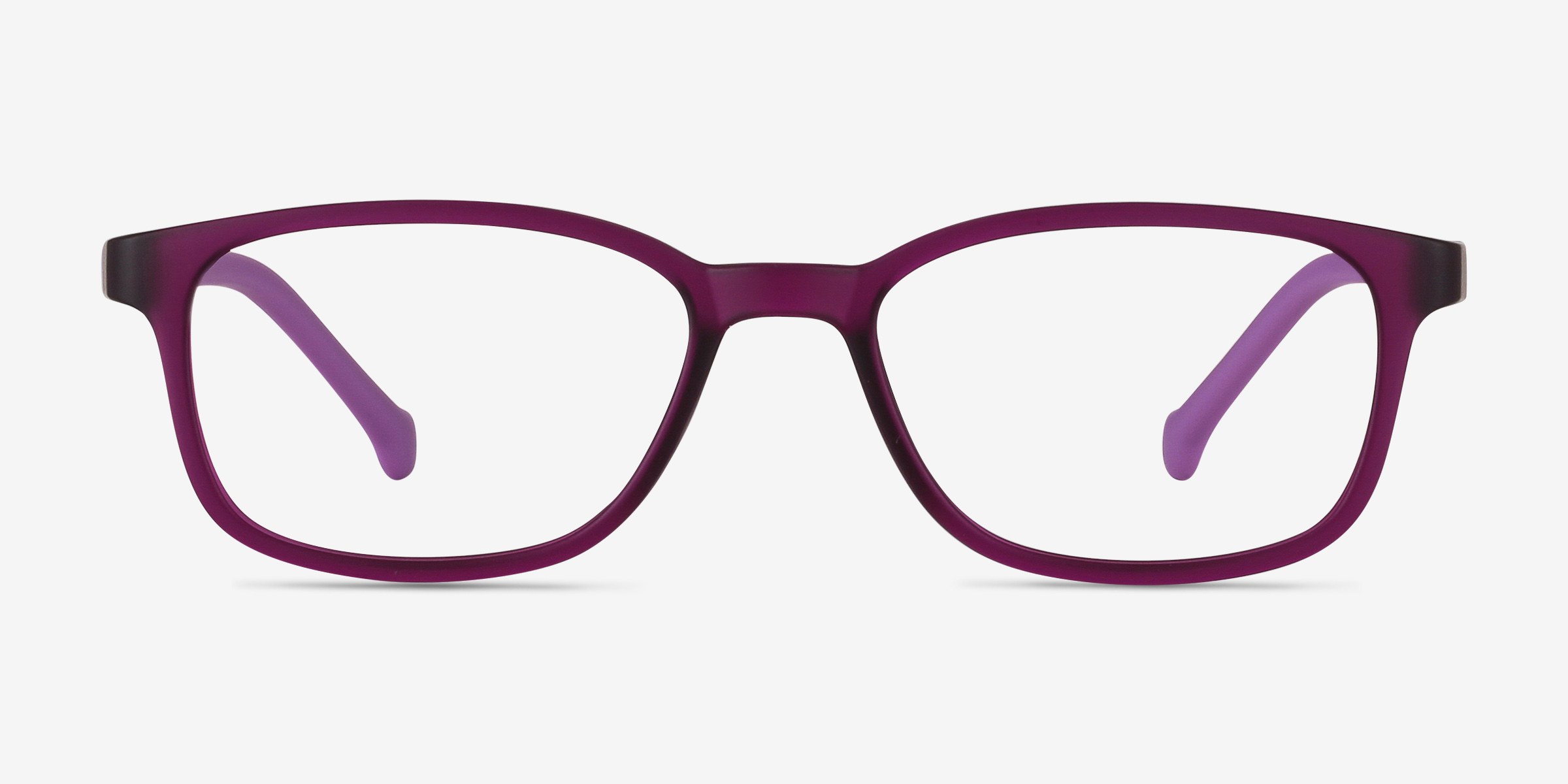Posie Violet PlastiqueMontures de lunettes de vue d'EyeBuyDirect, Vue de Face