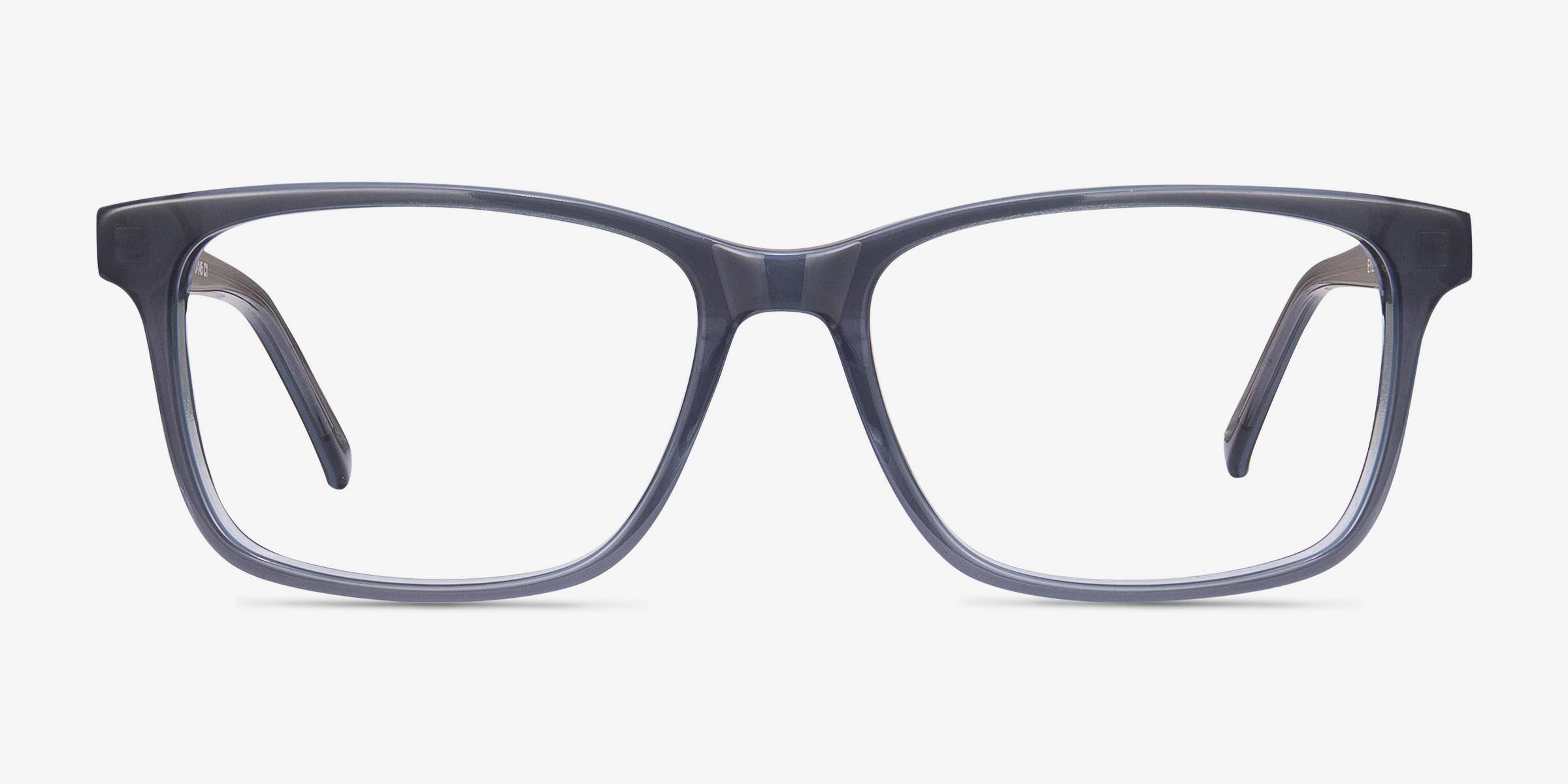 Prologue Bleu AcétateMontures de lunettes de vue d'EyeBuyDirect, Vue de Face