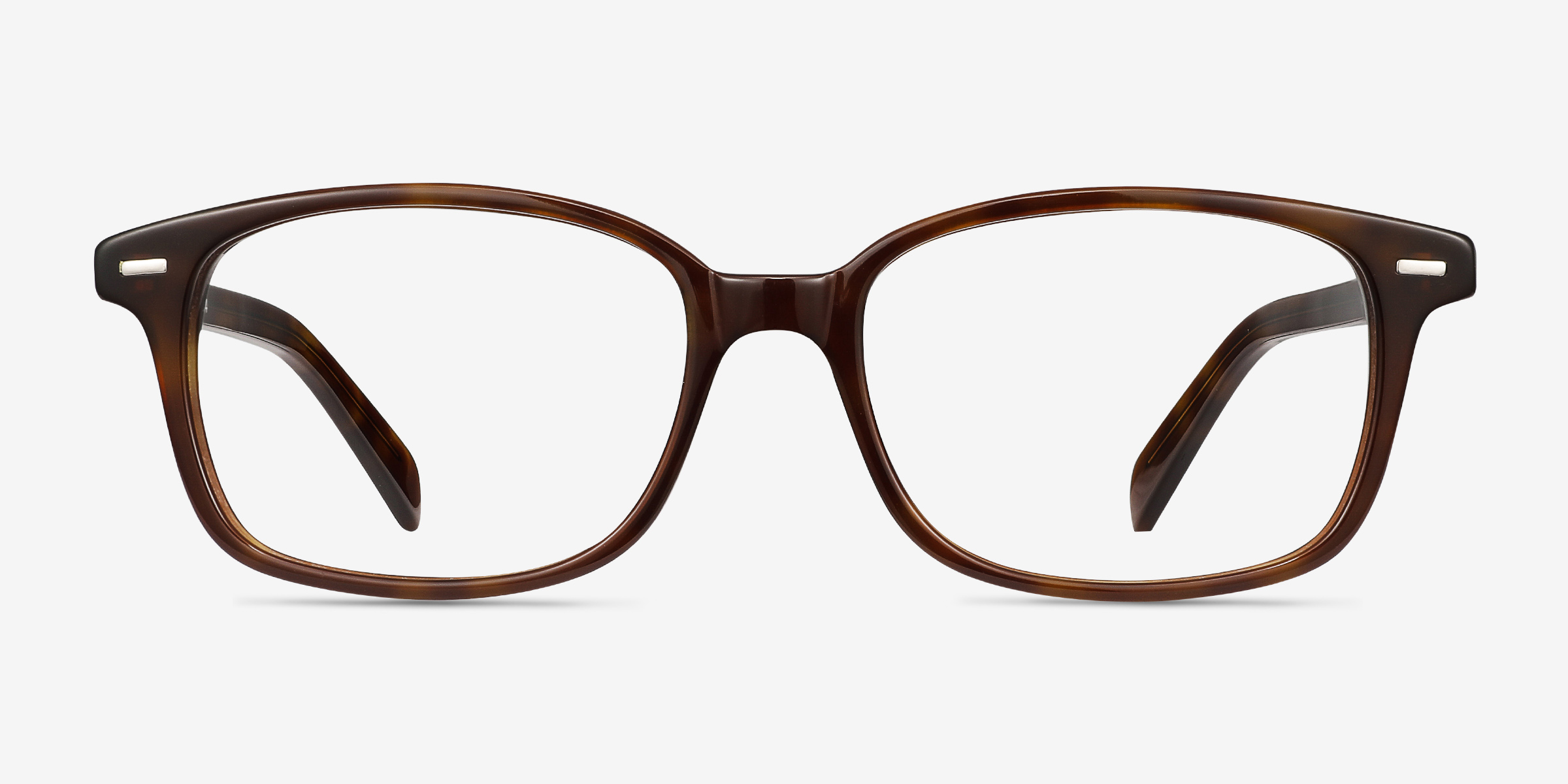 Sway Brown Tortoise AcétateMontures de lunettes de vue d'EyeBuyDirect, Vue de Face