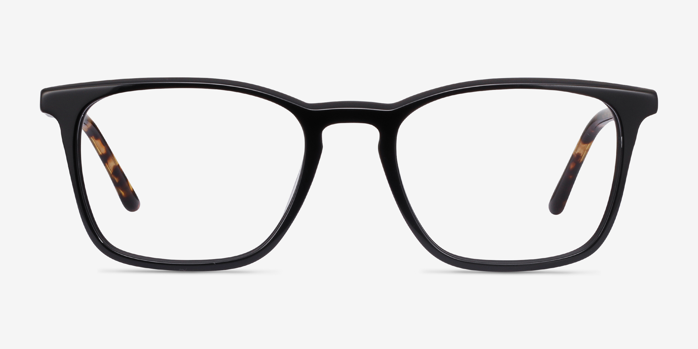 Phoenix Black Tortoise AcétateMontures de lunettes de vue d'EyeBuyDirect, Vue de Face