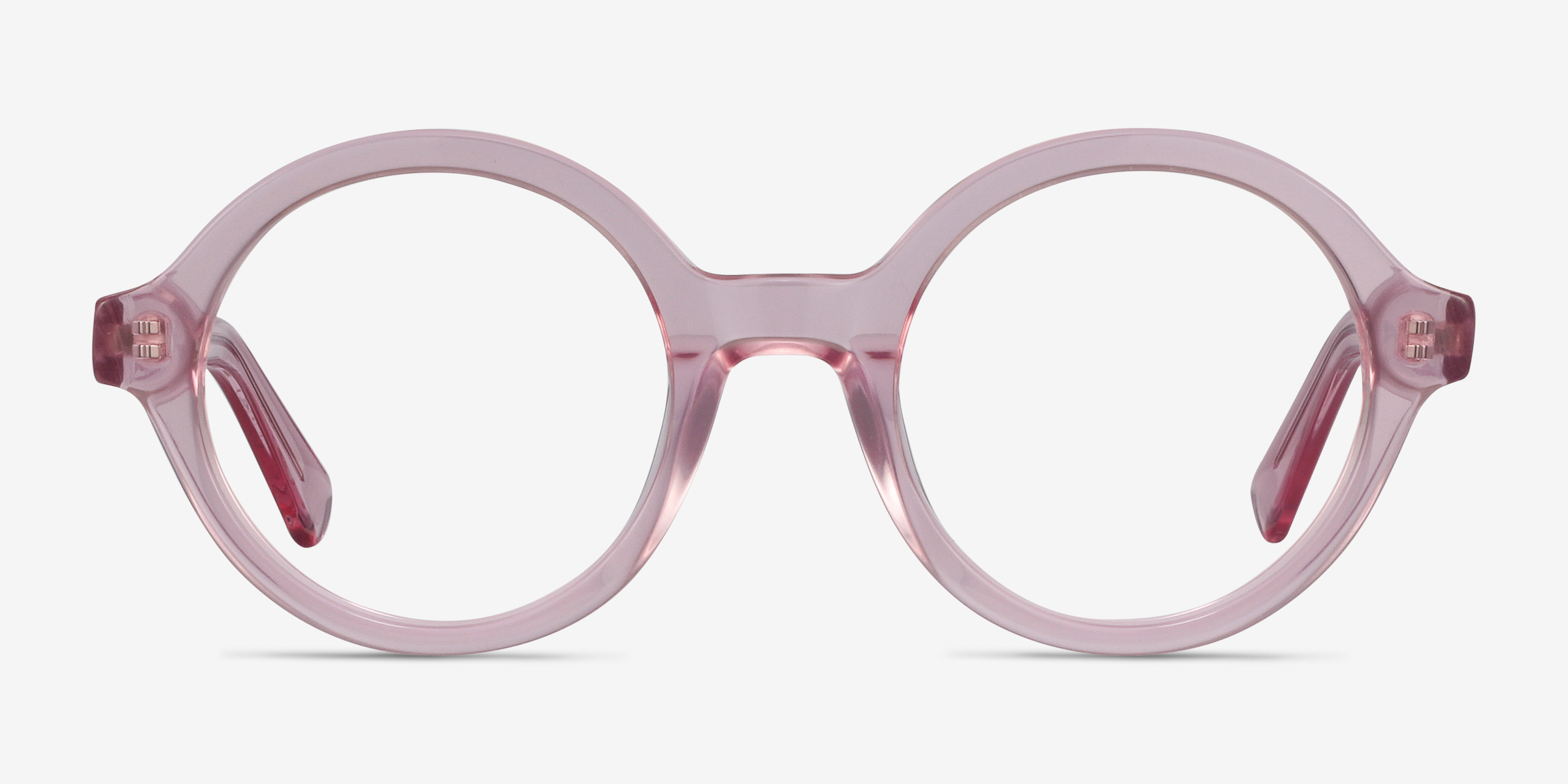 Groove Rose AcétateMontures de lunettes de vue d'EyeBuyDirect, Vue de Face