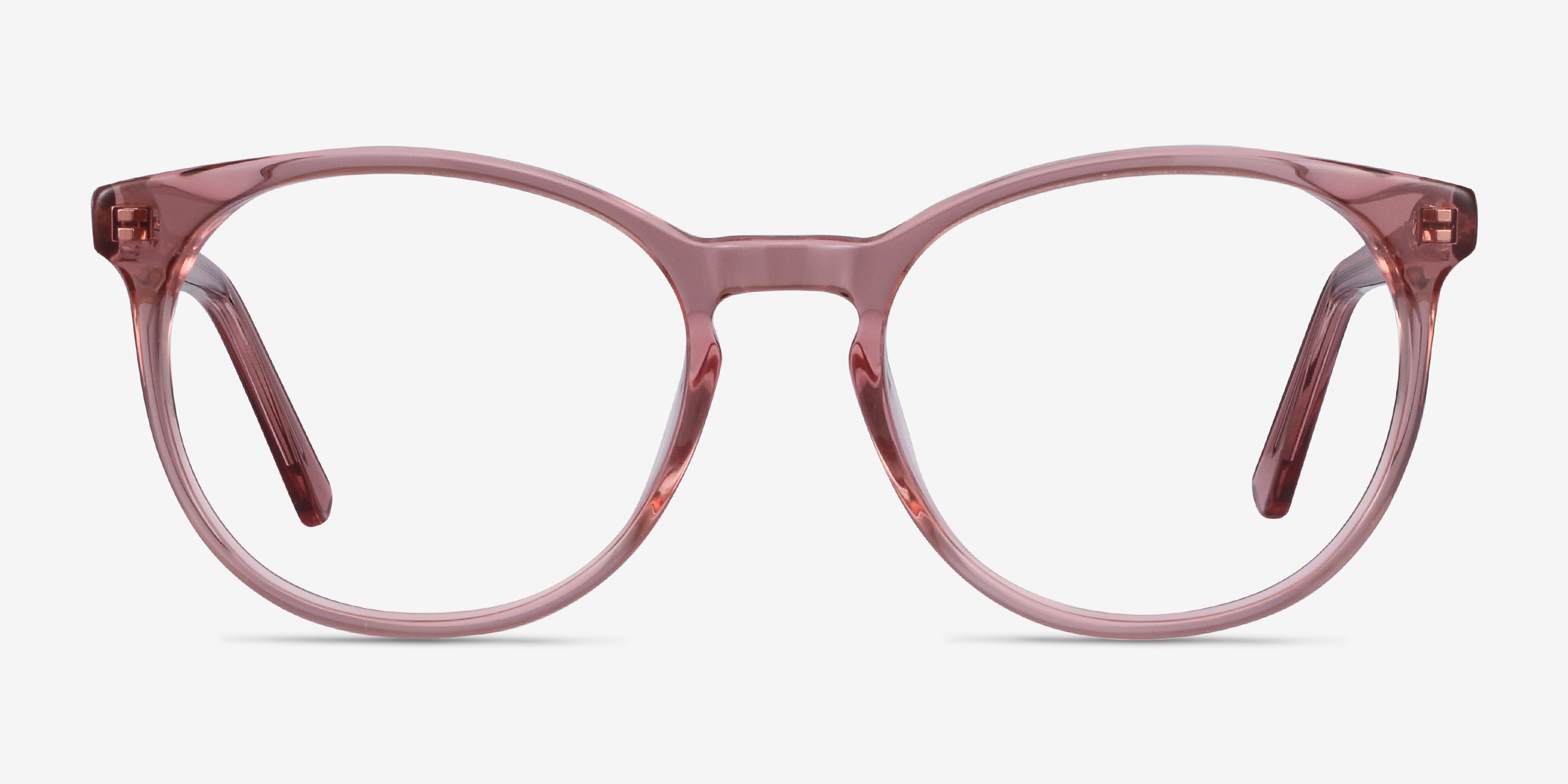 Dulce Rose AcétateMontures de lunettes de vue d'EyeBuyDirect, Vue de Face
