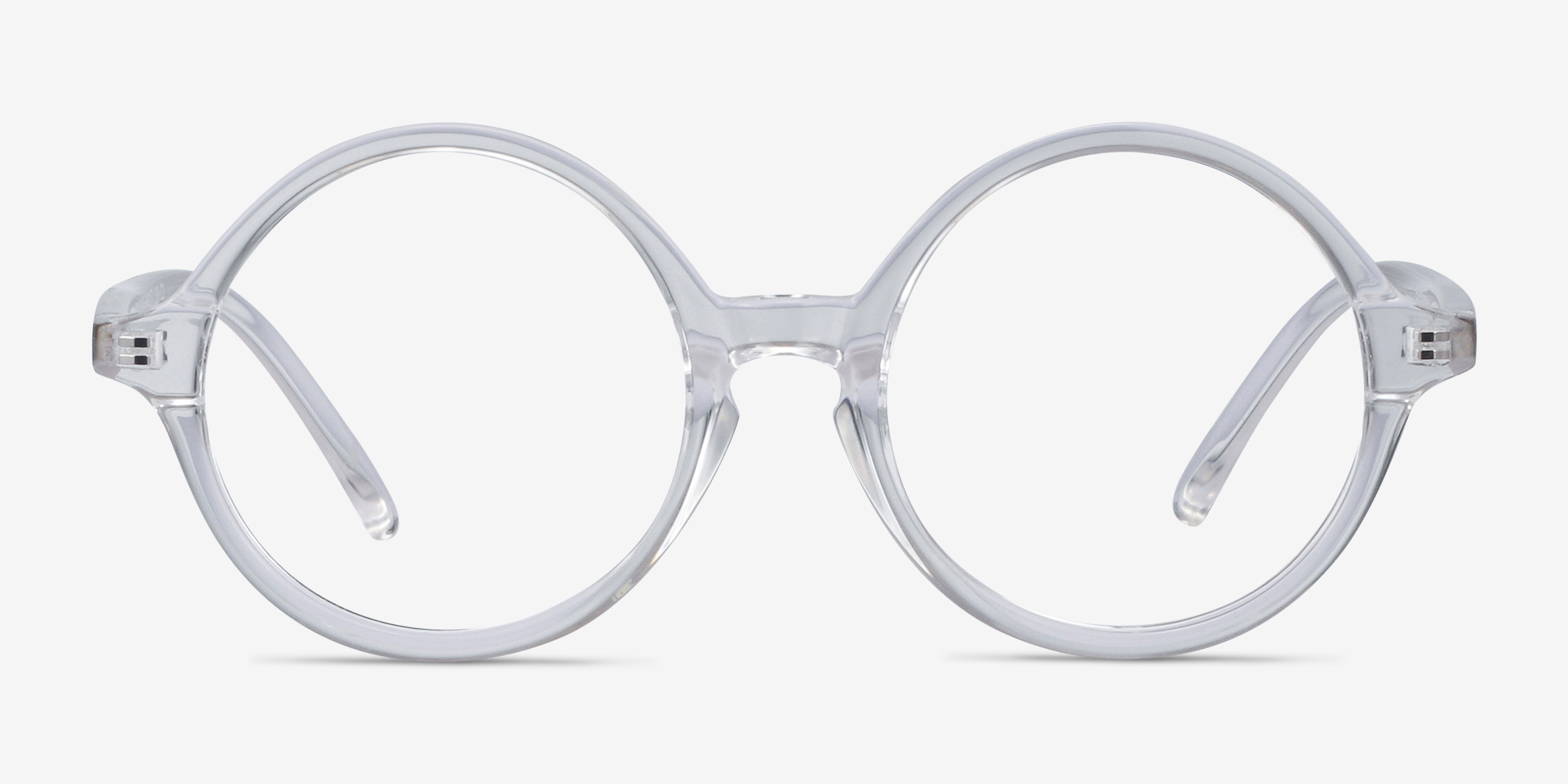 Little Years Transparent PlastiqueMontures de lunettes de vue d'EyeBuyDirect, Vue de Face