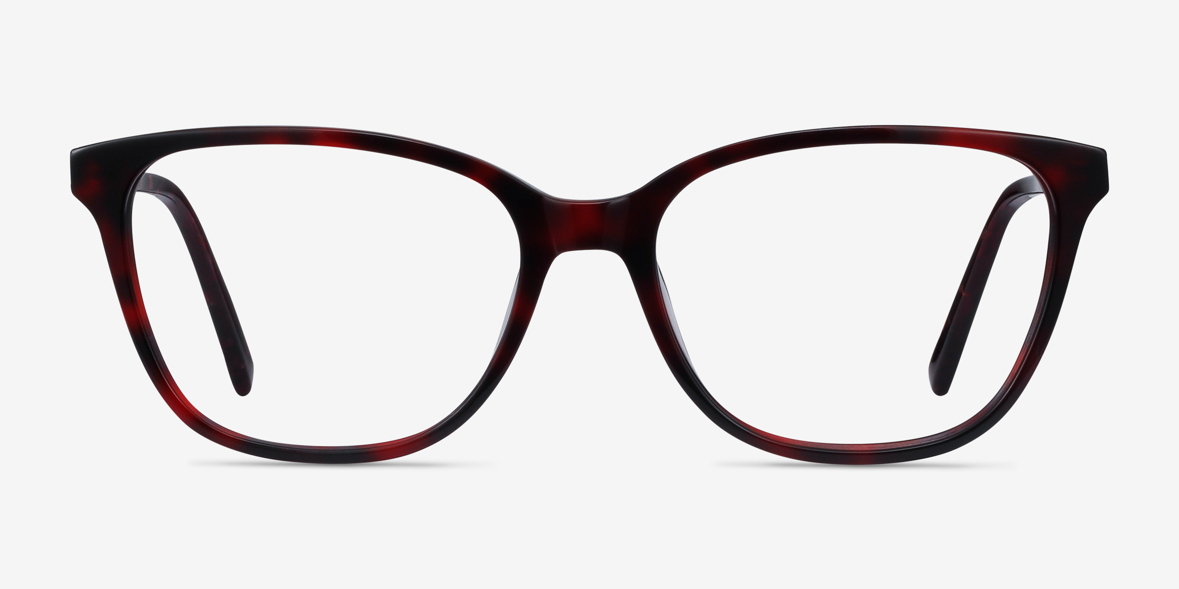 Arte Red Tortoise AcétateMontures de lunettes de vue d'EyeBuyDirect, Vue de Face