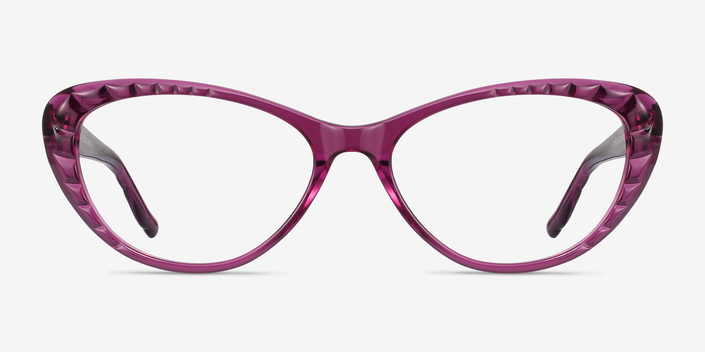 Persona Cassis AcétateMontures de lunettes de vue d'EyeBuyDirect, Vue de Face