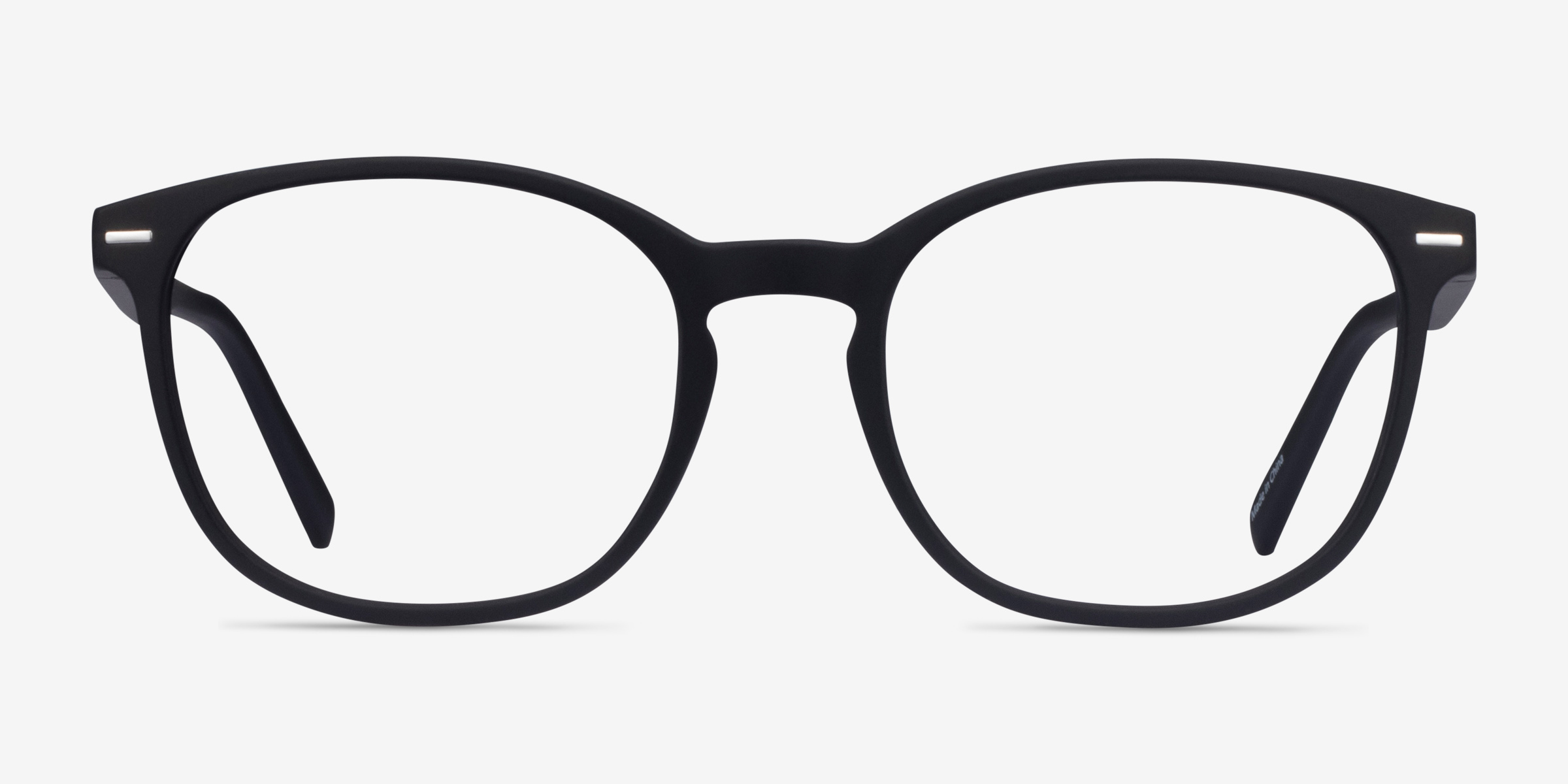 Aloe Basalt PlastiqueMontures de lunettes de vue d'EyeBuyDirect, Vue de Face