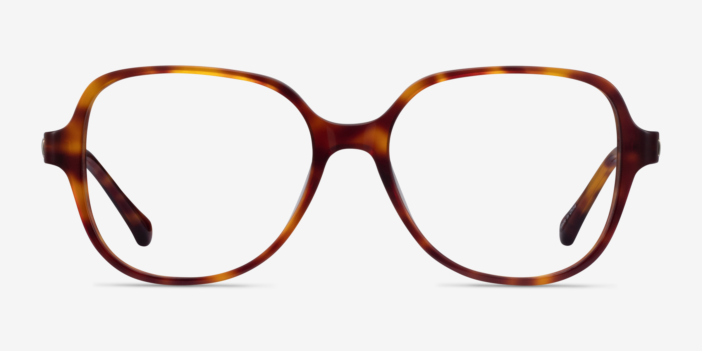 Precious Écailles AcétateMontures de lunettes de vue d'EyeBuyDirect, Vue de Face