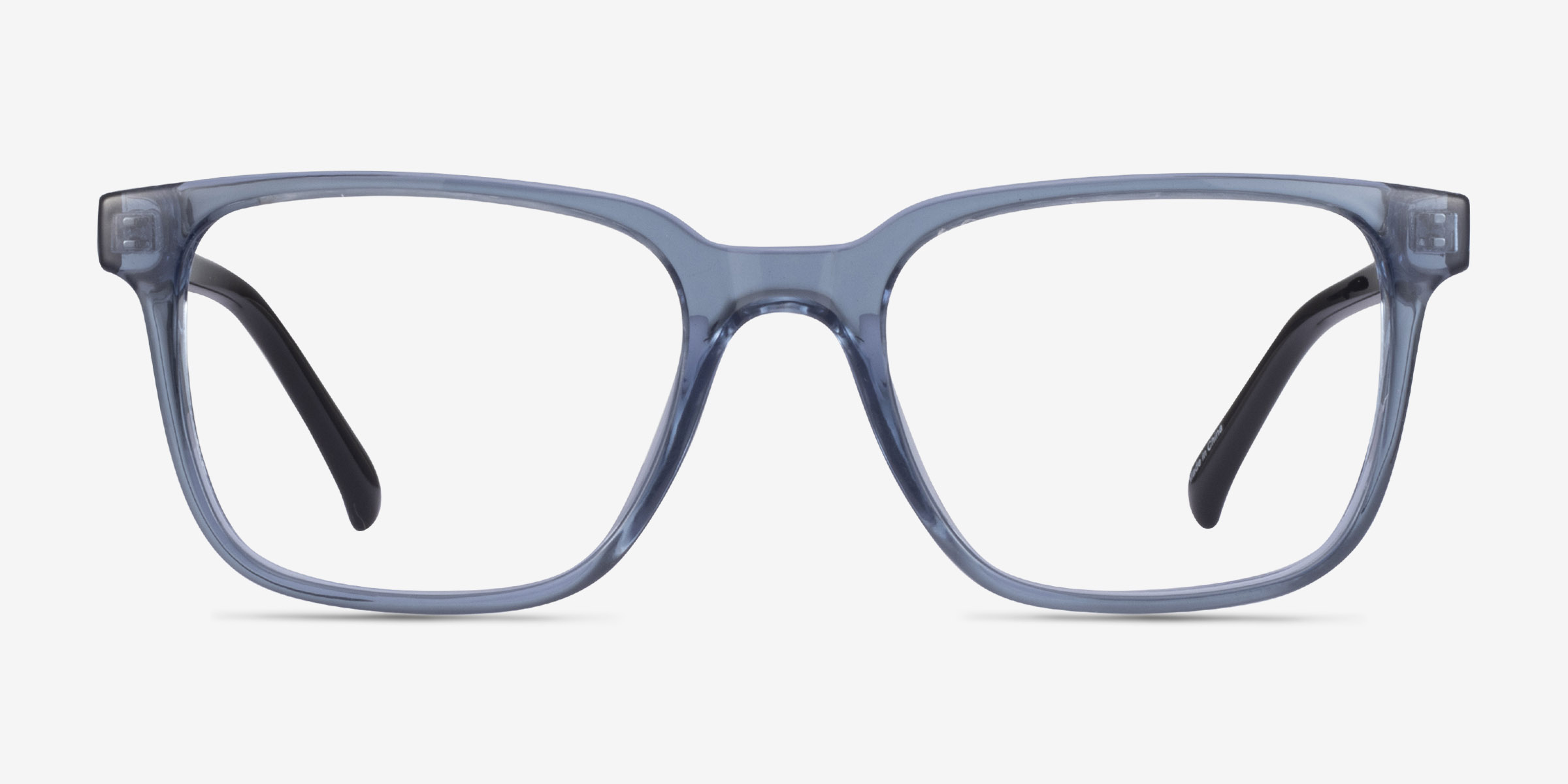 Boat Clear Blue PlastiqueMontures de lunettes de vue d'EyeBuyDirect, Vue de Face