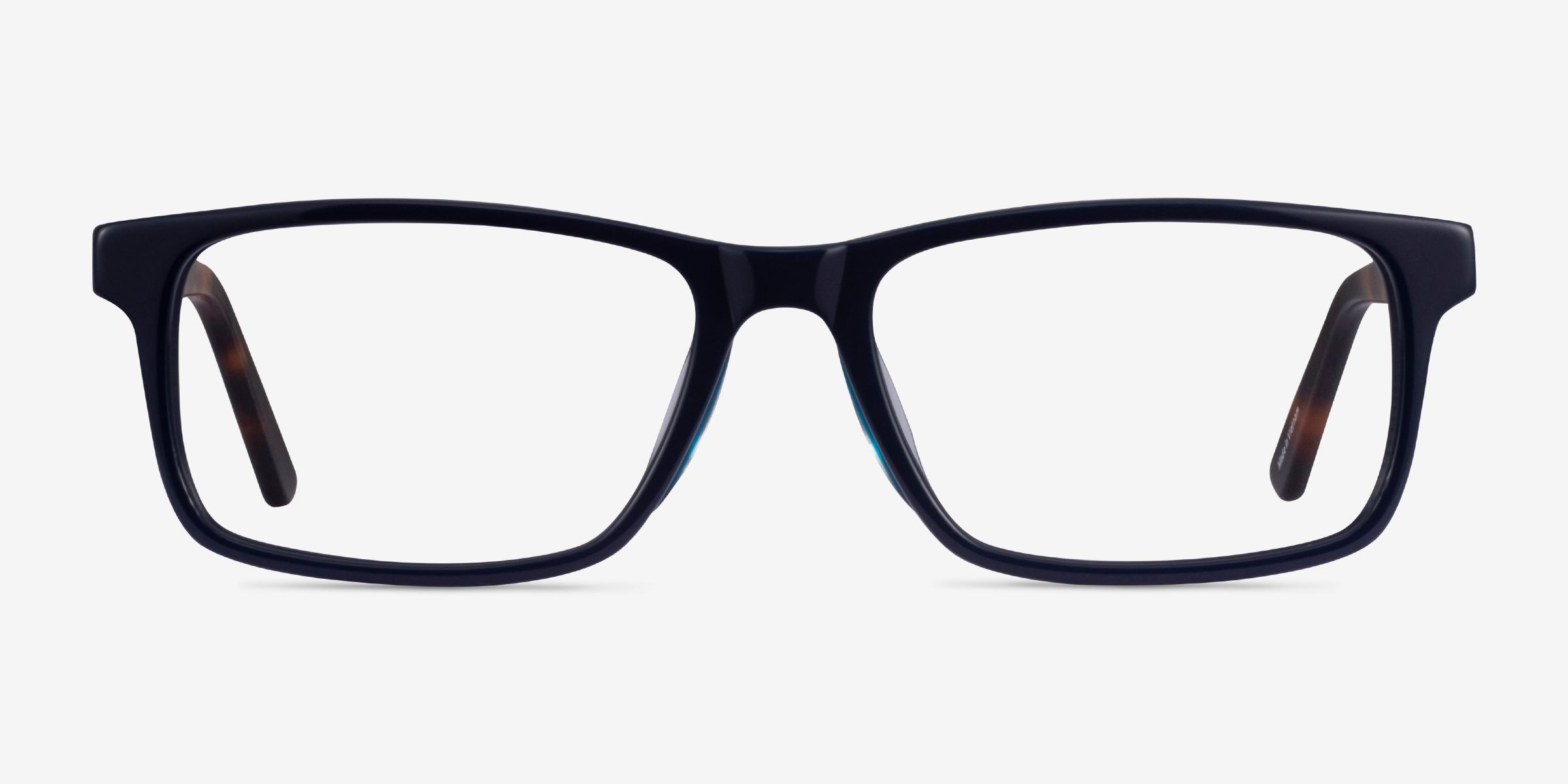 Osmotic Dark Blue Tortoise AcétateMontures de lunettes de vue d'EyeBuyDirect, Vue de Face