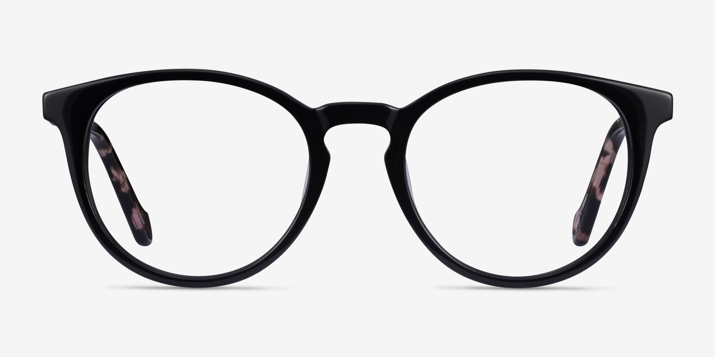 Amaze Black Tortoise AcétateMontures de lunettes de vue d'EyeBuyDirect, Vue de Face