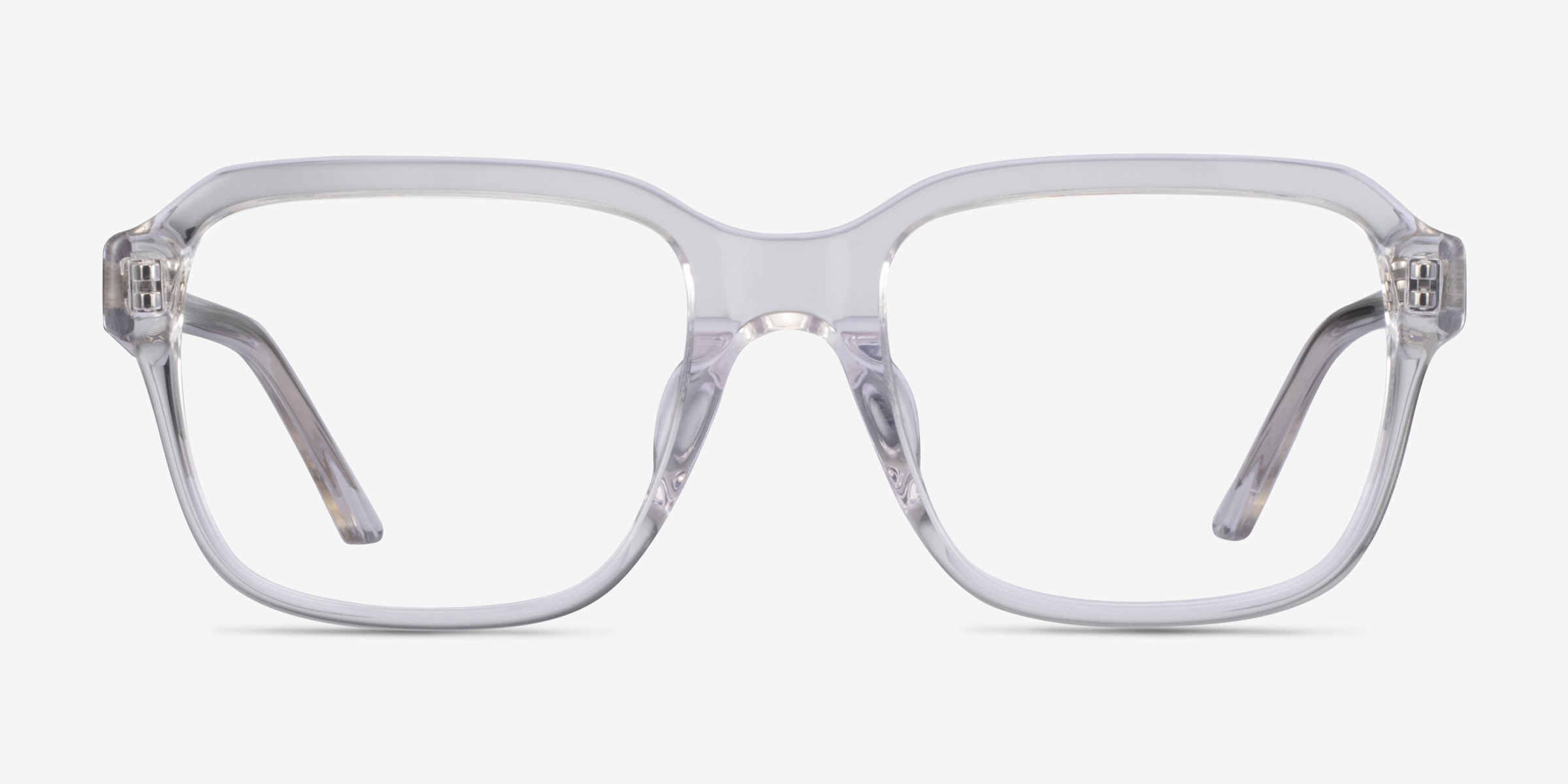 Neat Transparent AcétateMontures de lunettes de vue d'EyeBuyDirect, Vue de Face
