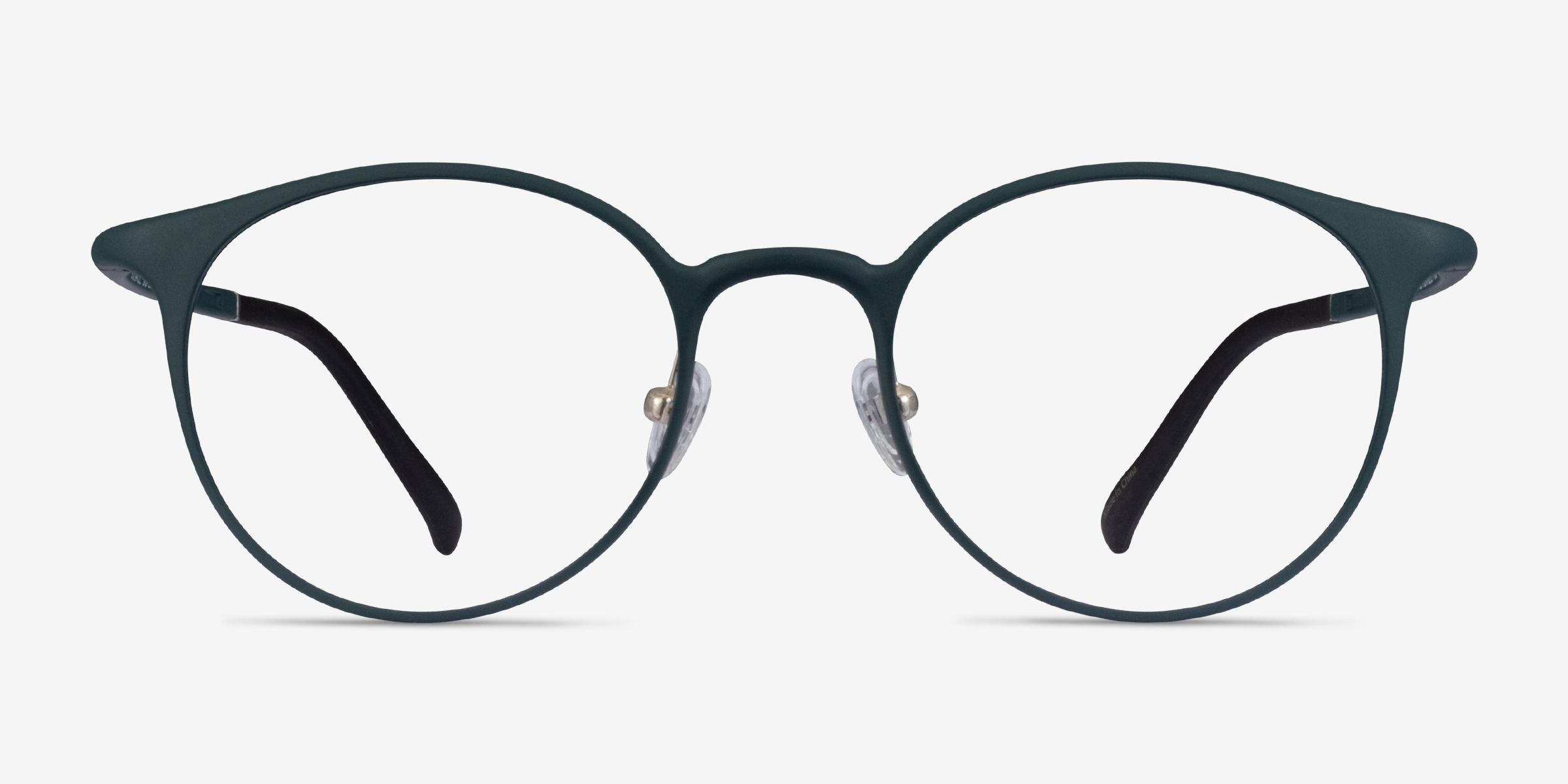 Solace Vert Mat PlastiqueMontures de lunettes de vue d'EyeBuyDirect, Vue de Face