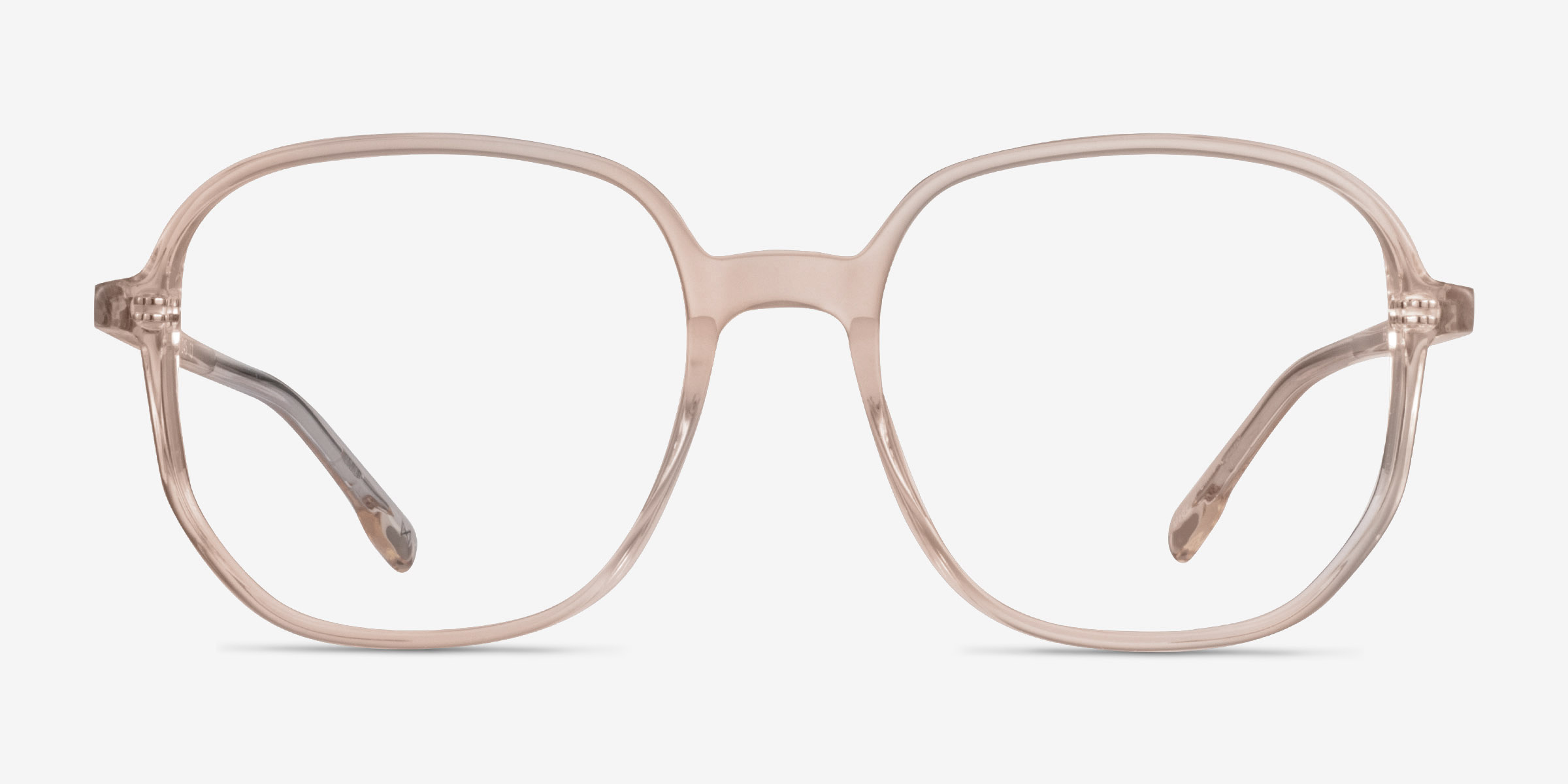 Natural Champagne Éco-responsableMontures de lunettes de vue d'EyeBuyDirect, Vue de Face