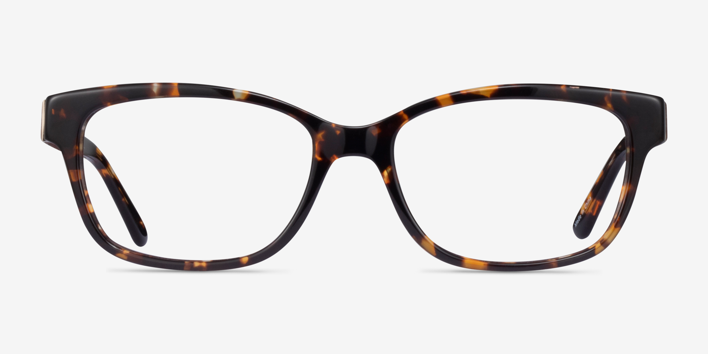 Under Écailles AcétateMontures de lunettes de vue d'EyeBuyDirect, Vue de Face