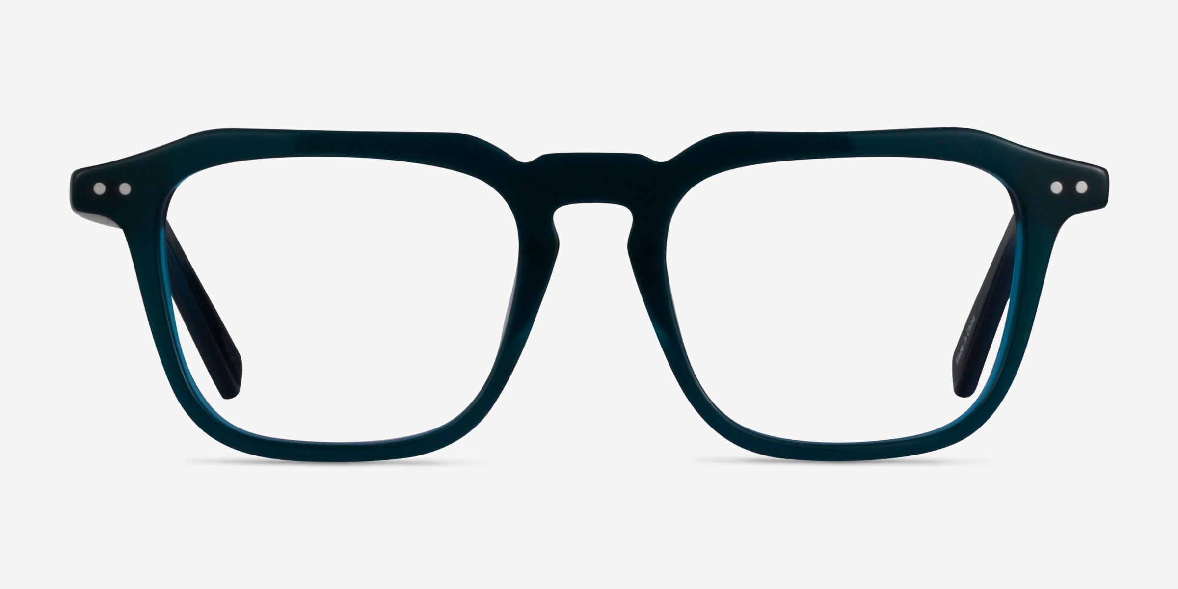 Flump Teal Éco-responsableMontures de lunettes de vue d'EyeBuyDirect, Vue de Face