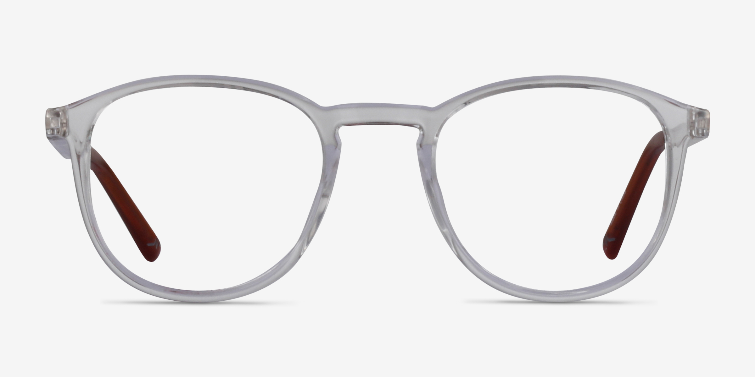 Neo Transparent PlastiqueMontures de lunettes de vue d'EyeBuyDirect, Vue de Face
