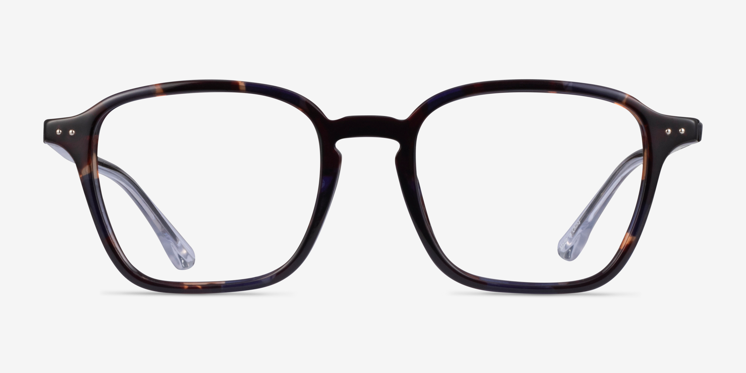 Whistler Floral Clear PlastiqueMontures de lunettes de vue d'EyeBuyDirect, Vue de Face