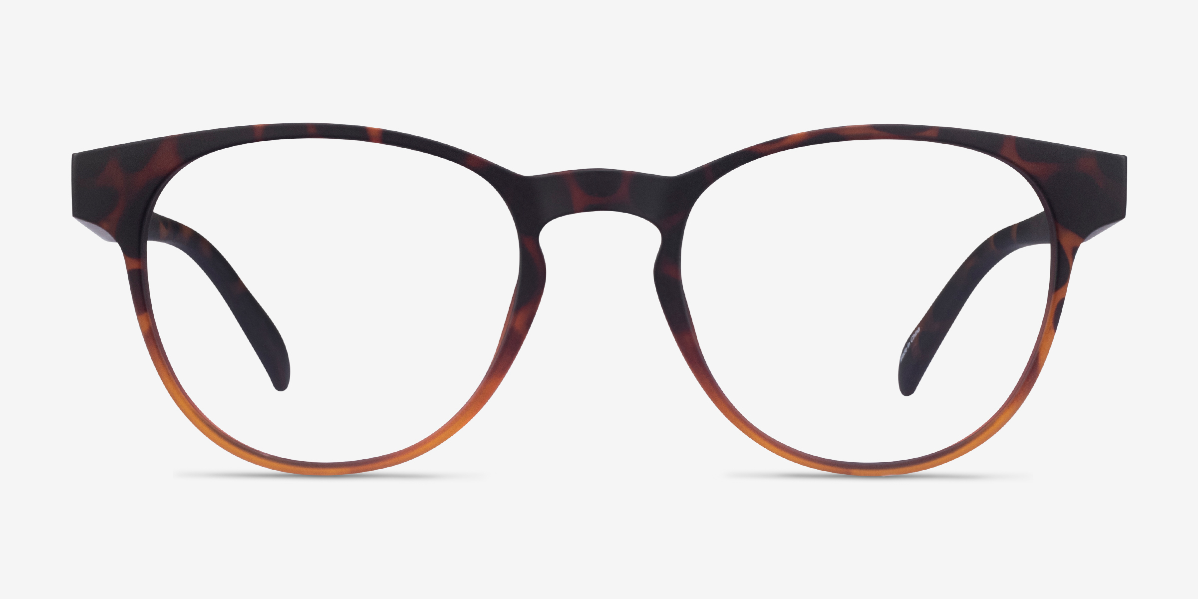 Osier Matte Tortoise Brown PlastiqueMontures de lunettes de vue d'EyeBuyDirect, Vue de Face