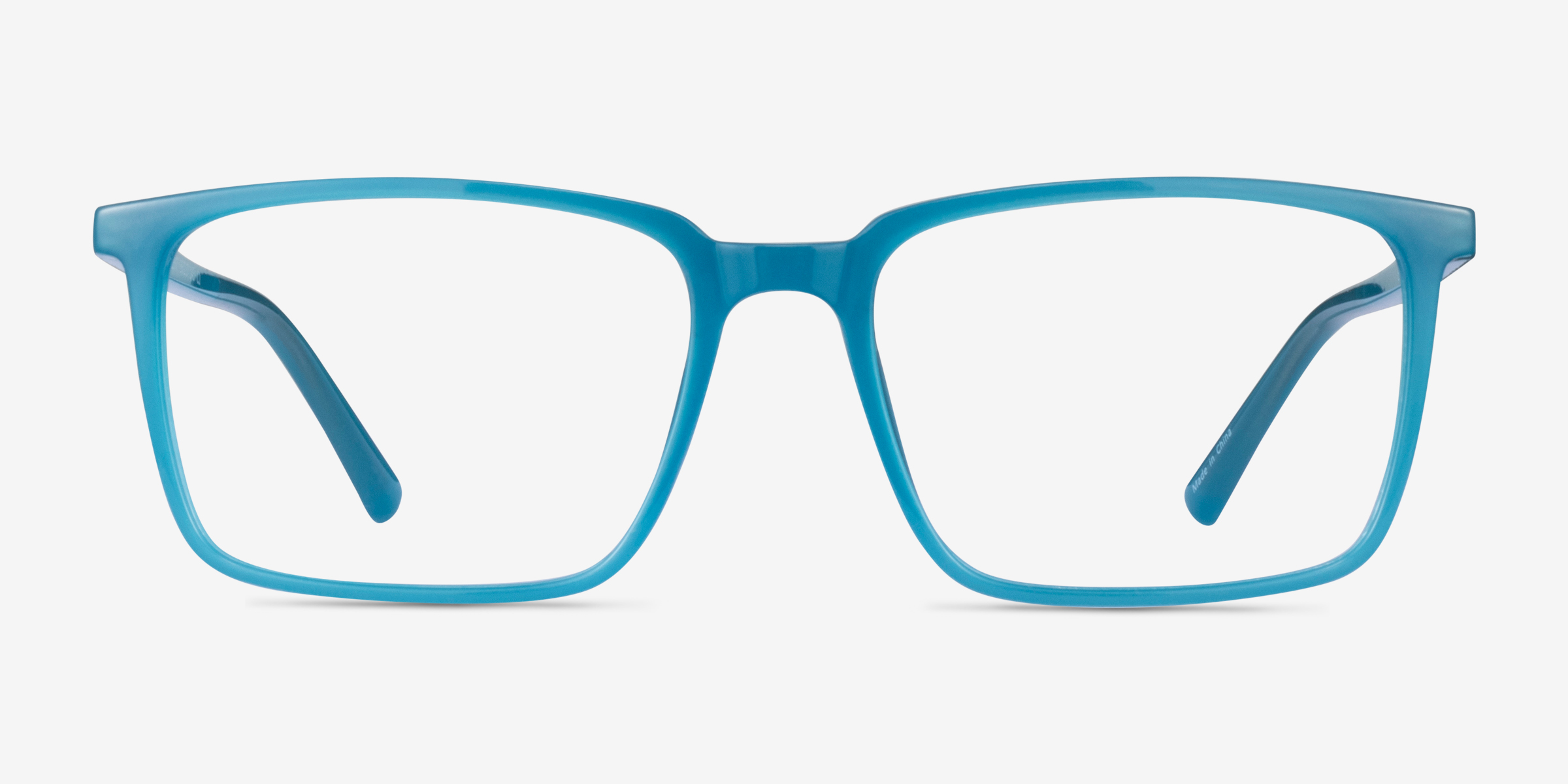 Candescent Bleu PlastiqueMontures de lunettes de vue d'EyeBuyDirect, Vue de Face