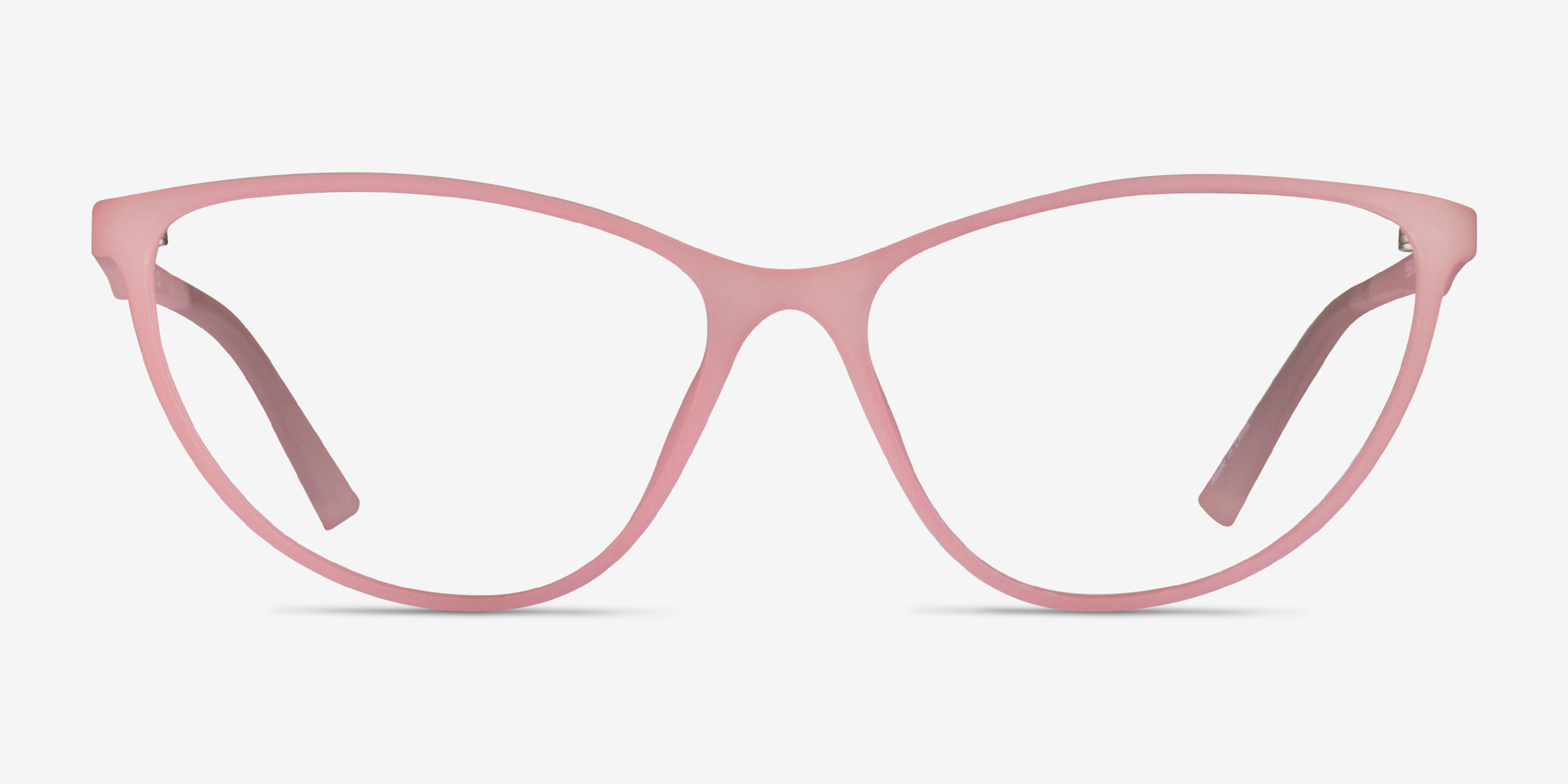 Harvest Matte Pink PlastiqueMontures de lunettes de vue d'EyeBuyDirect, Vue de Face
